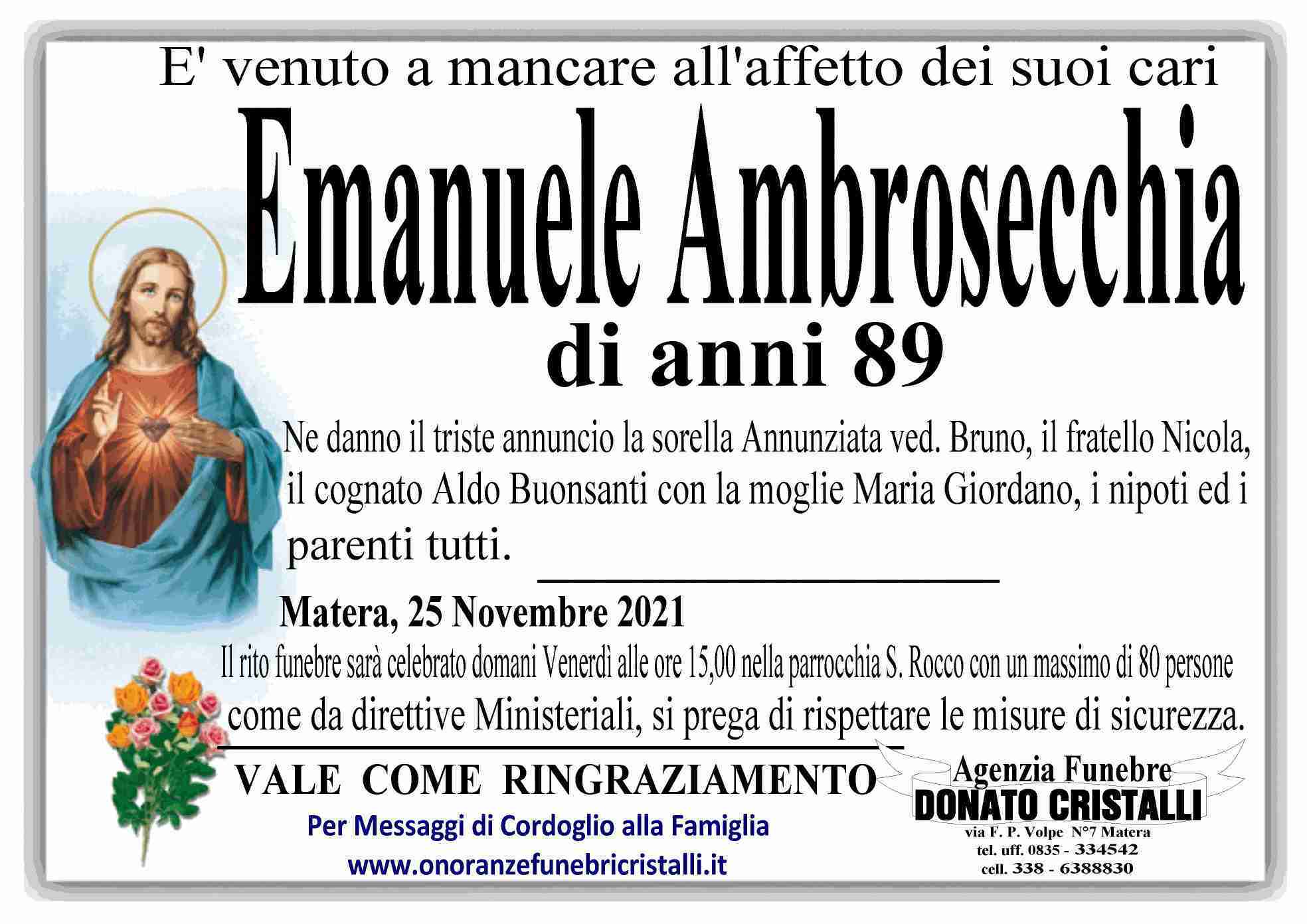 Emanuele Ambrosecchia