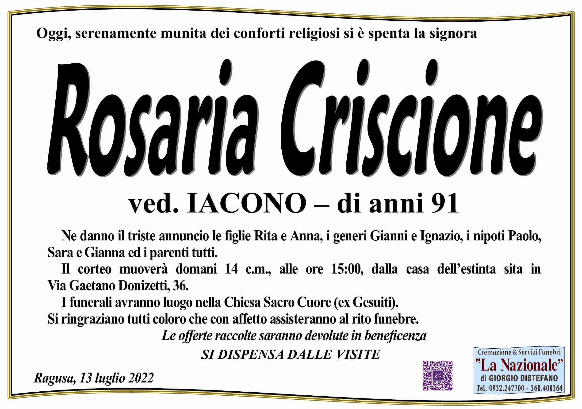 Rosaria Criscione