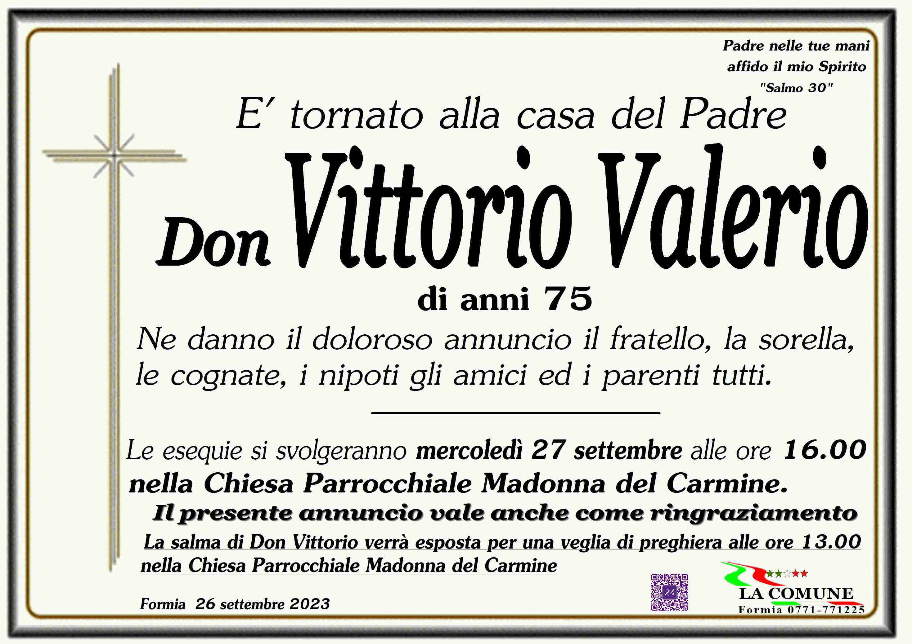 Don Vittorio Valerio