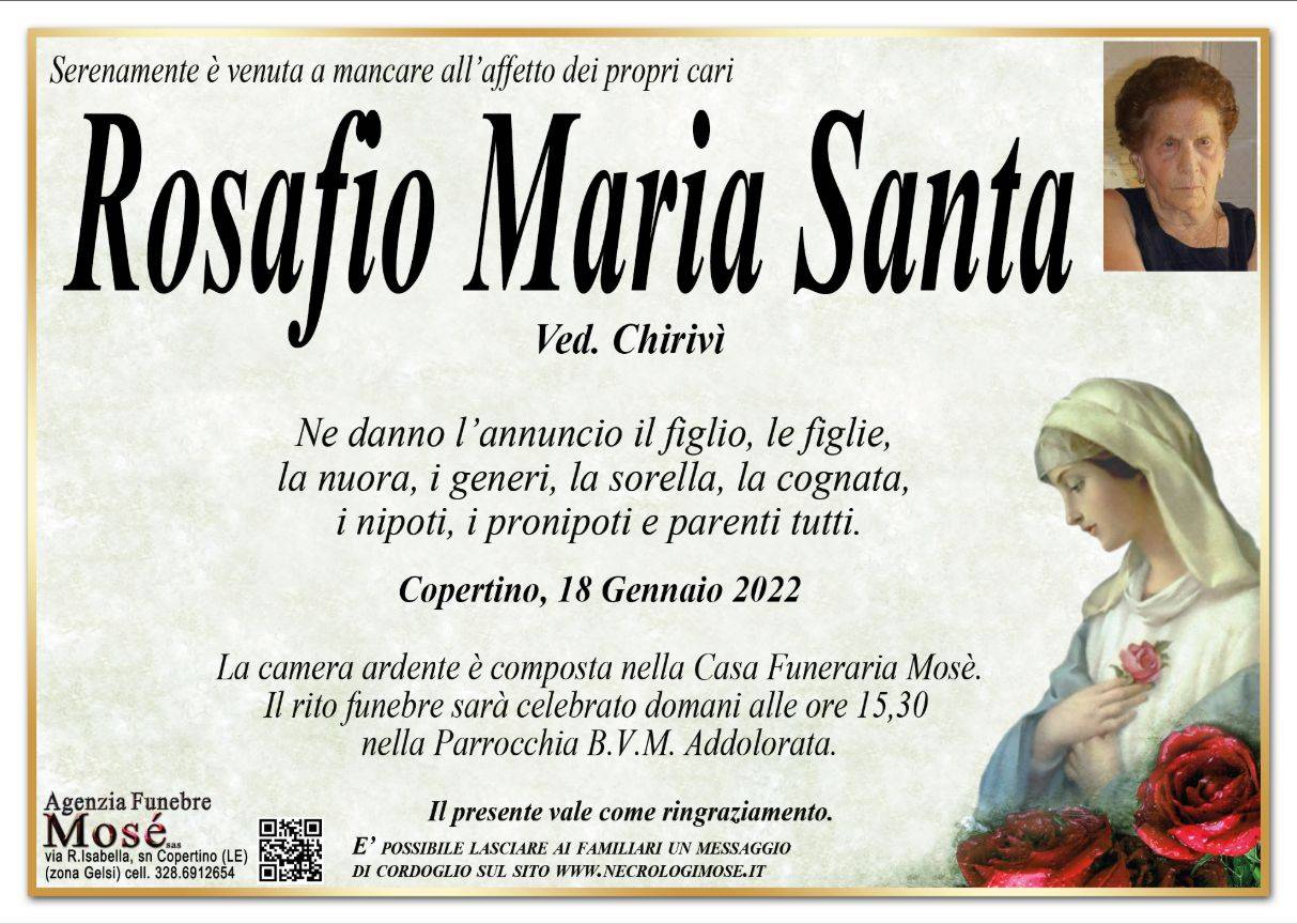 Maria Santa Rosafio