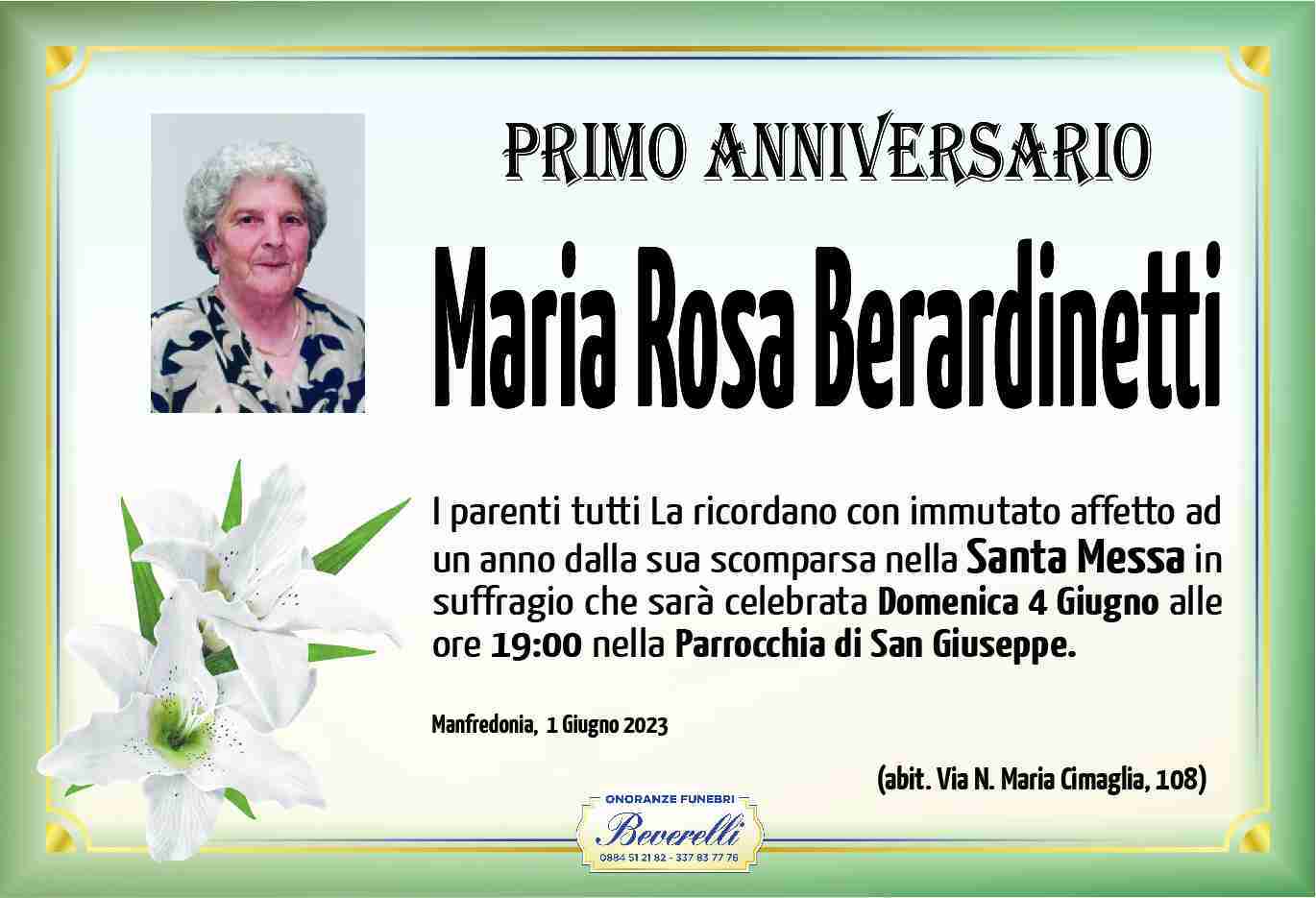 Maria Rosa Berardinetti