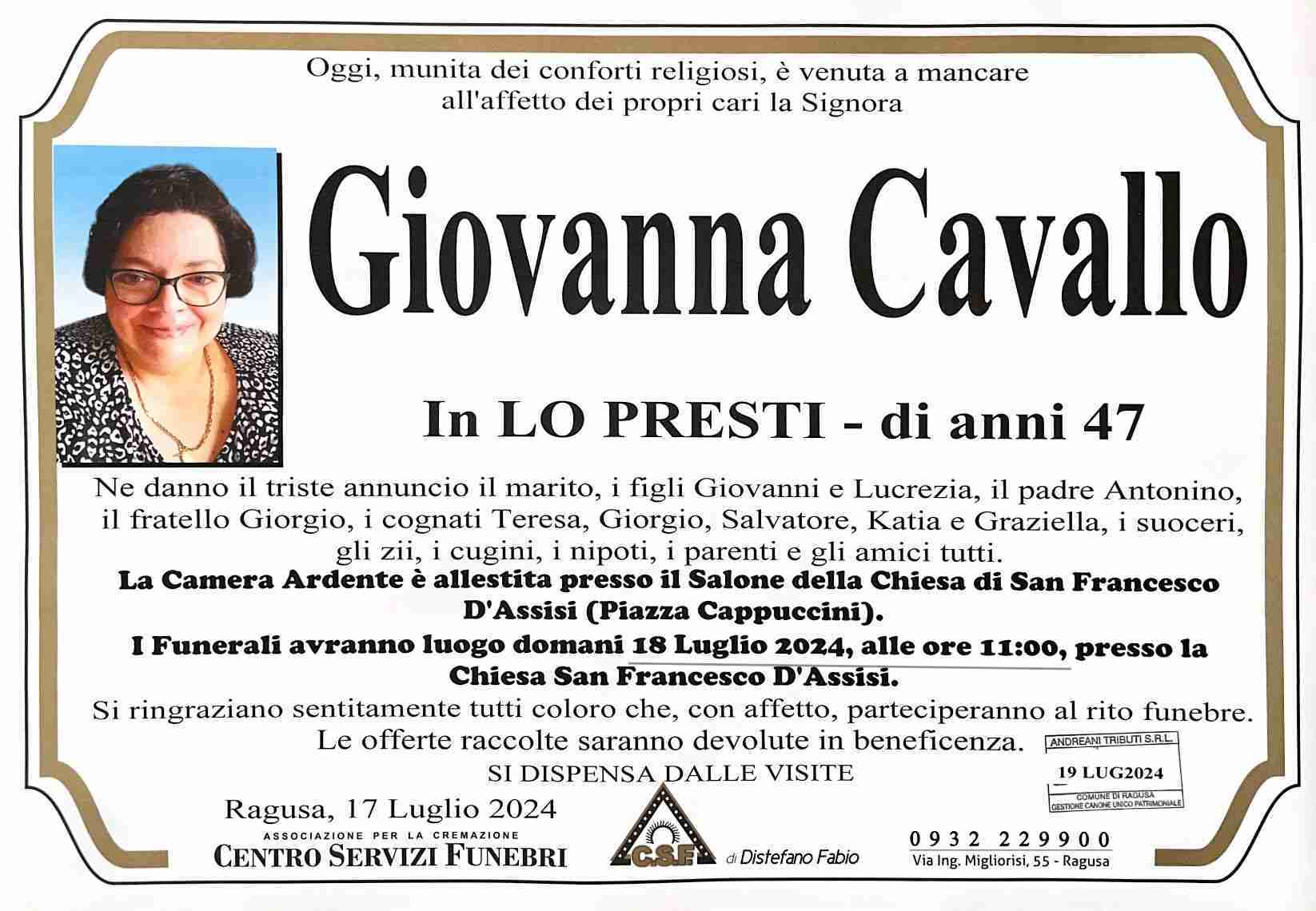 Cavallo Giovanna