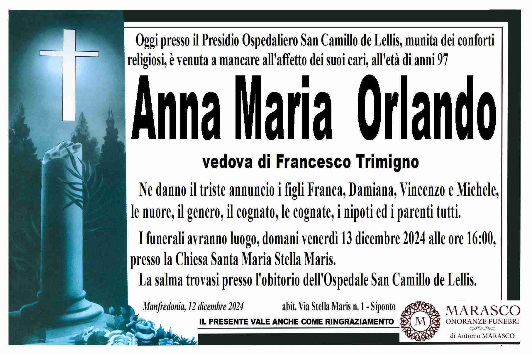 Anna Maria Orlando