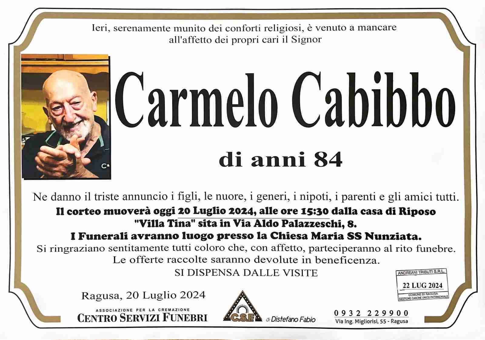 Cabibbo Carmelo