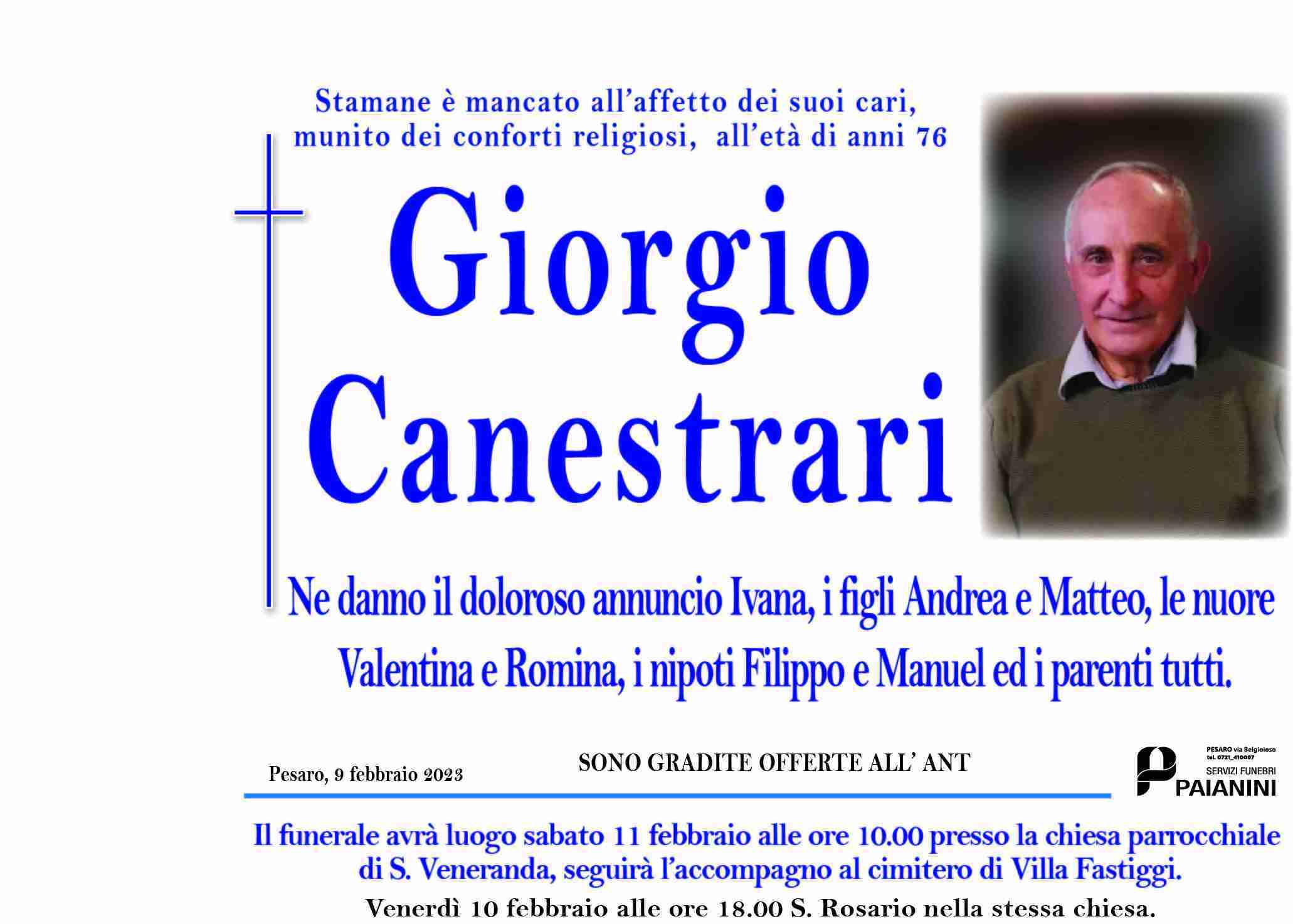 Giorgio Canestrari