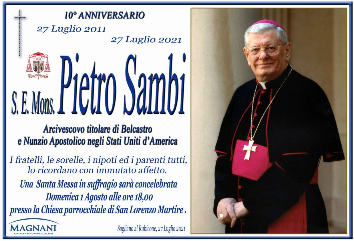 S.E. Mons. Pietro Sambi