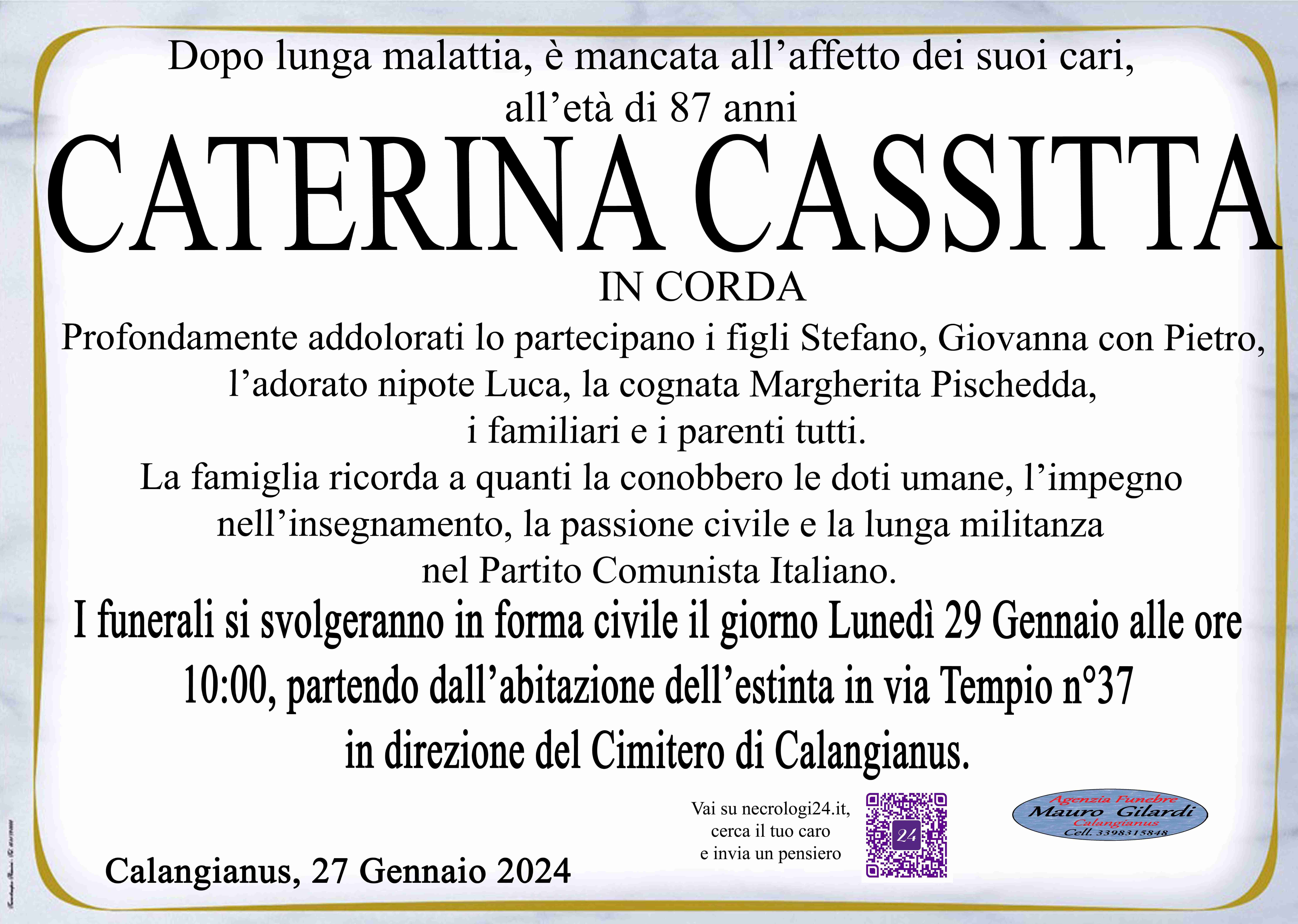 Caterina Cassitta