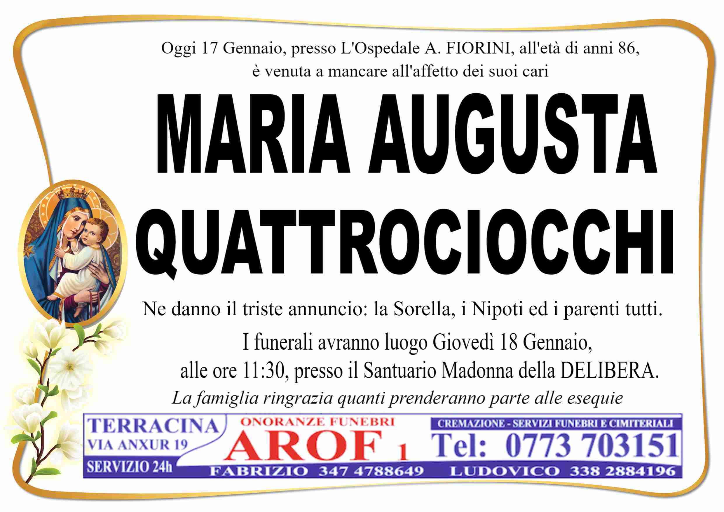 Maria Augusta Quattrociocchi