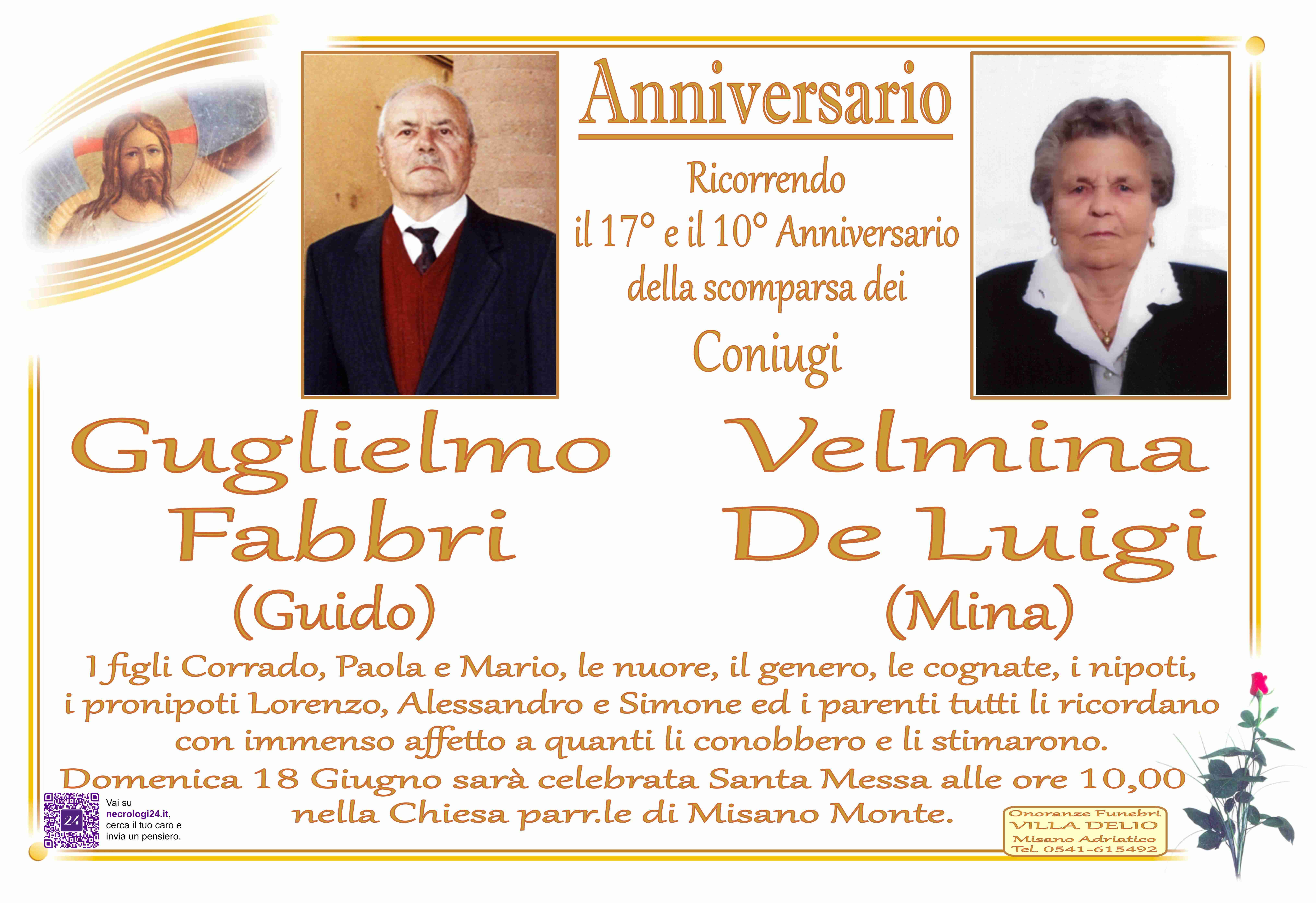 Guglielmo Fabbri e Velmina De Luigi