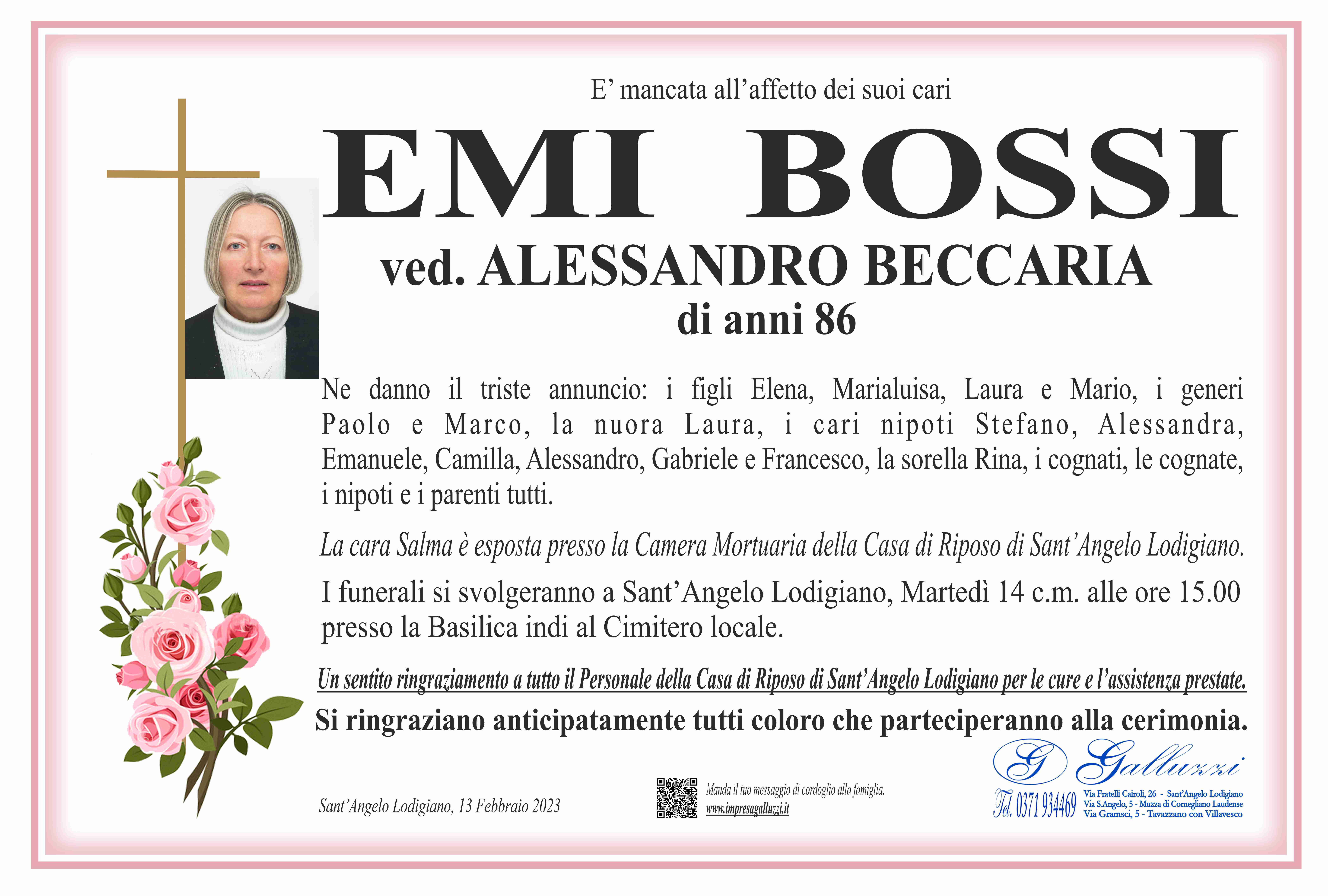 Gerolama Emilia Bossi