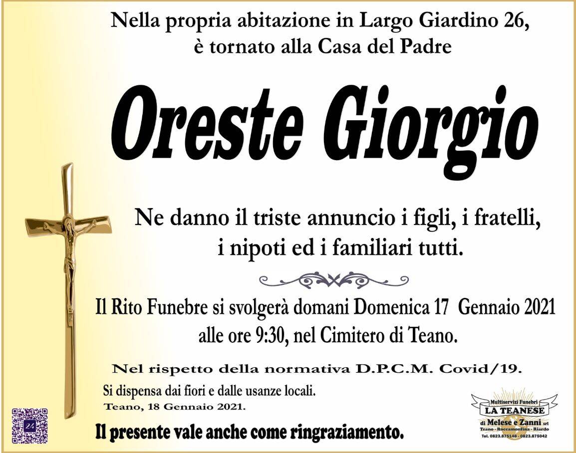 Oreste Giorgio