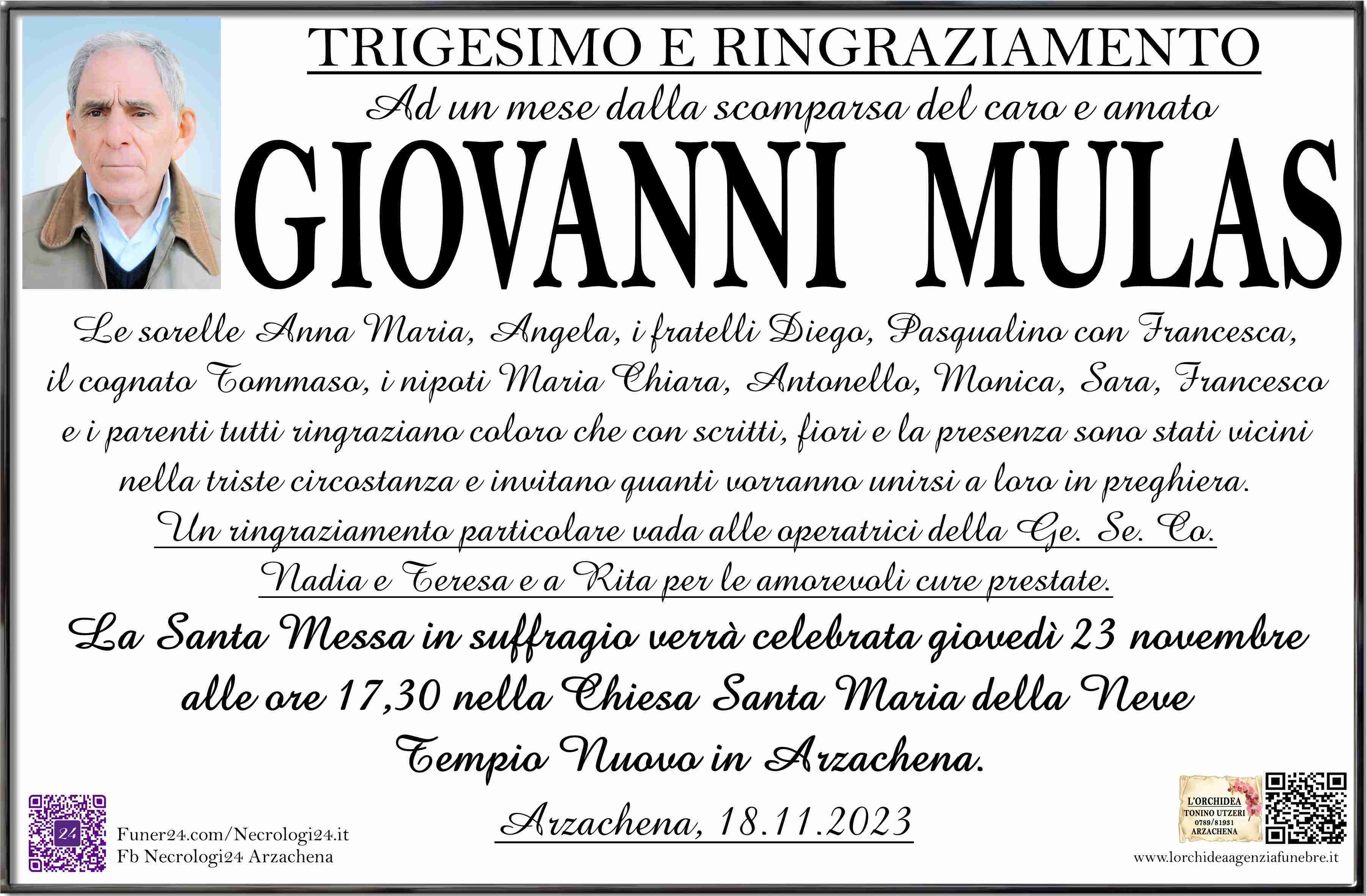 Funerali E Annunci Funebri A Arzachena Giovanni Mulas Funer24 Funerali E Annunci Funebri A Arzachena Giovanni Mulas Funer24