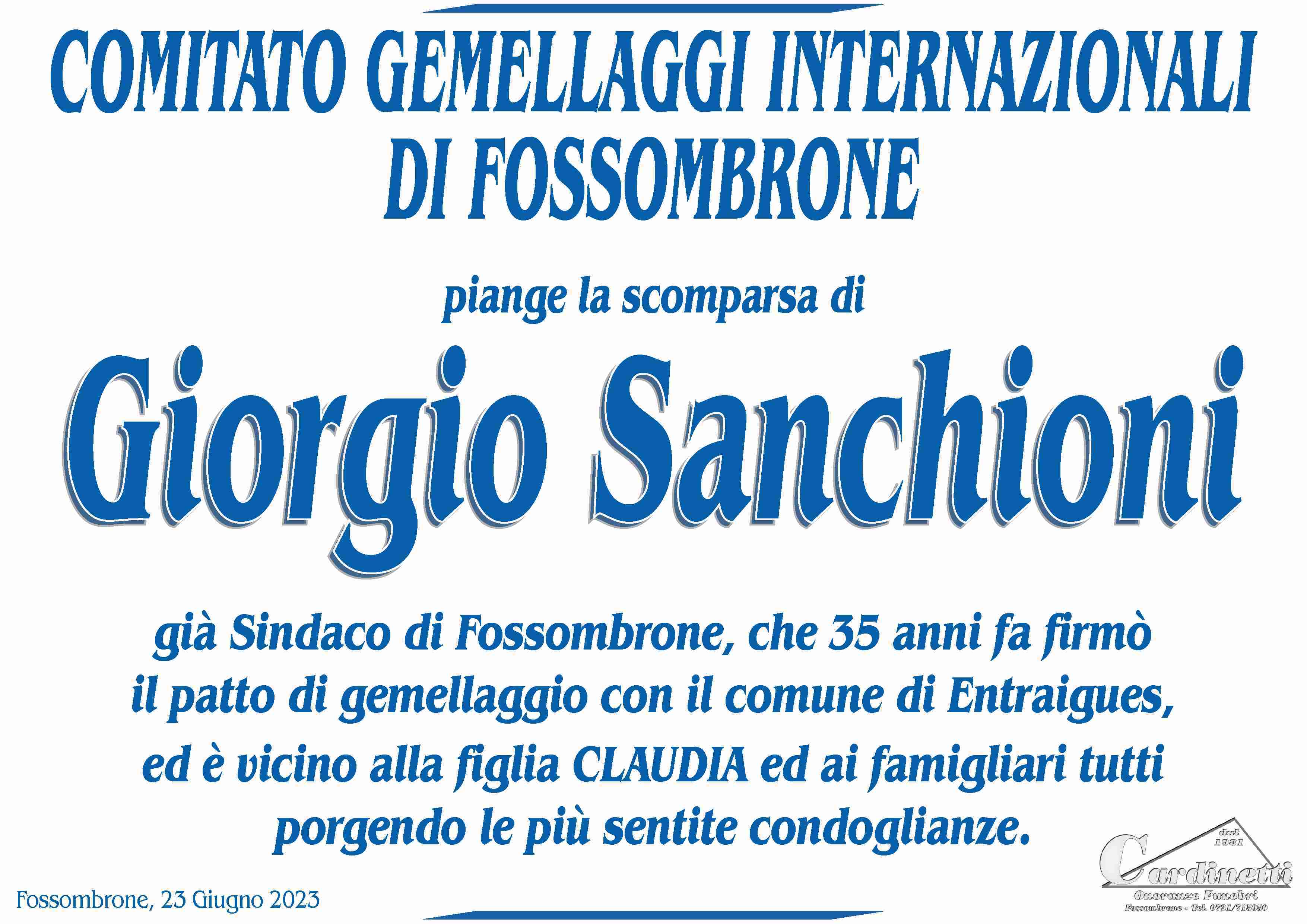 Giorgio Sanchioni