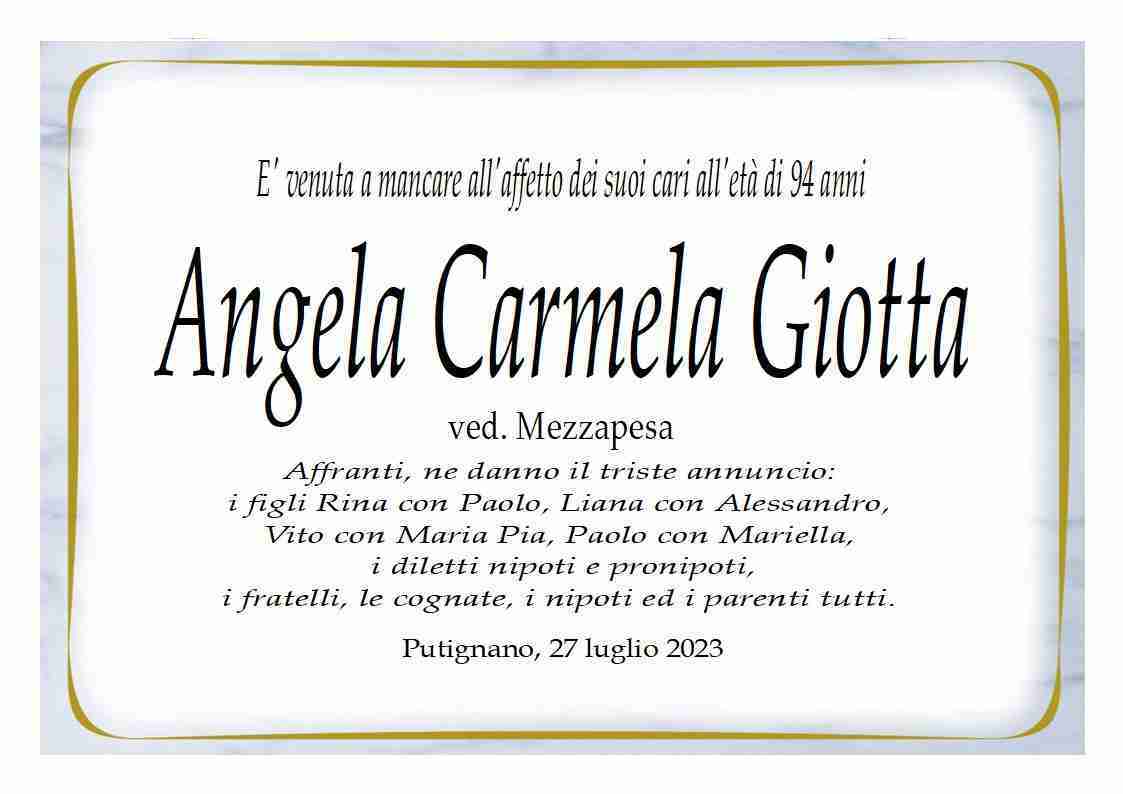 Angela Carmela Giotta