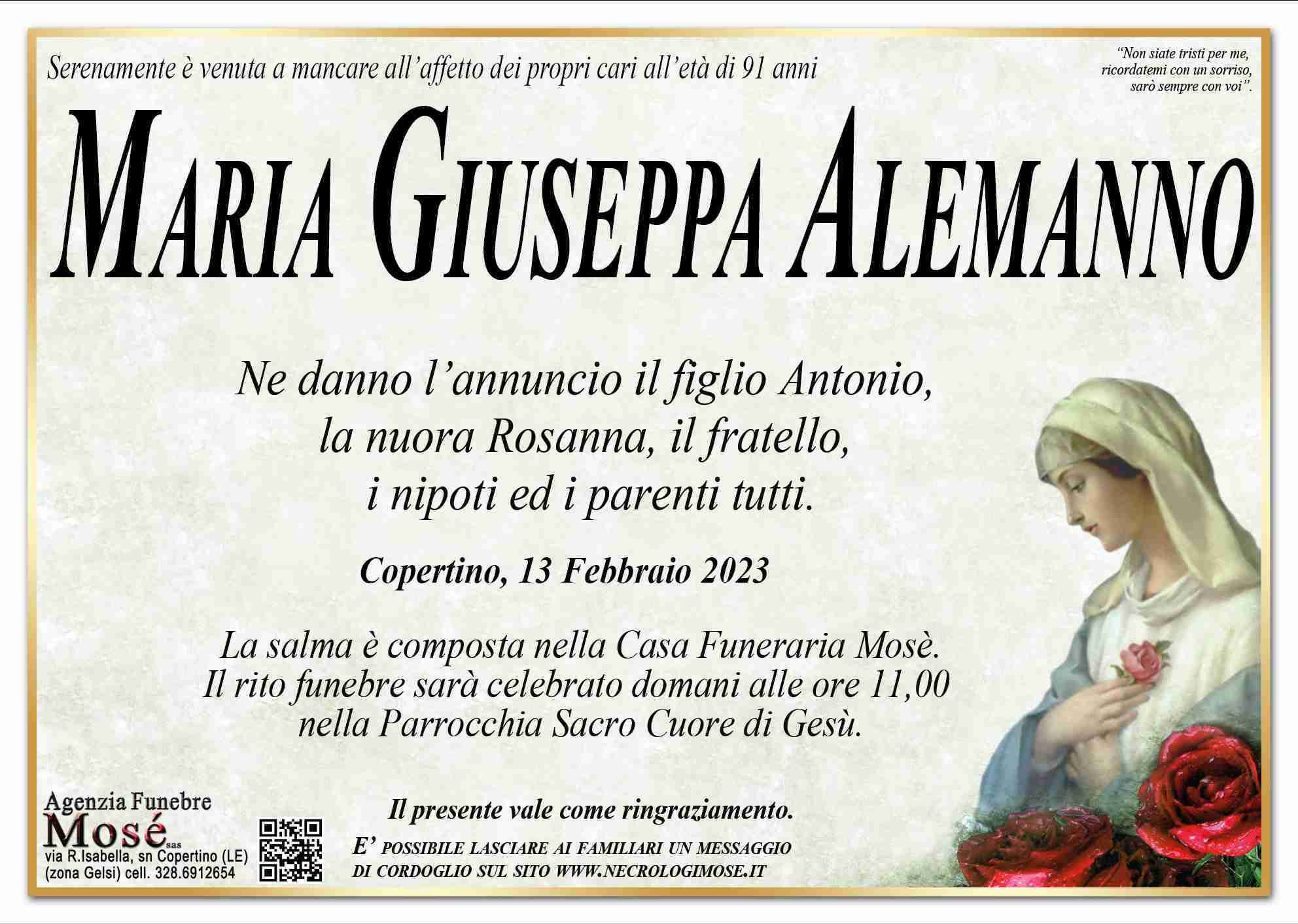 Maria Giuseppa Alemanno