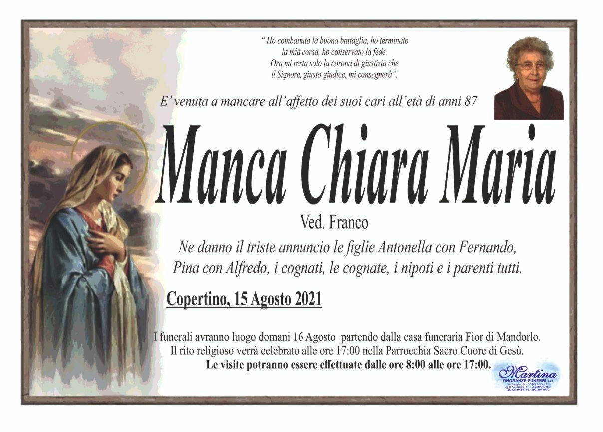 Chiara Maria Manca