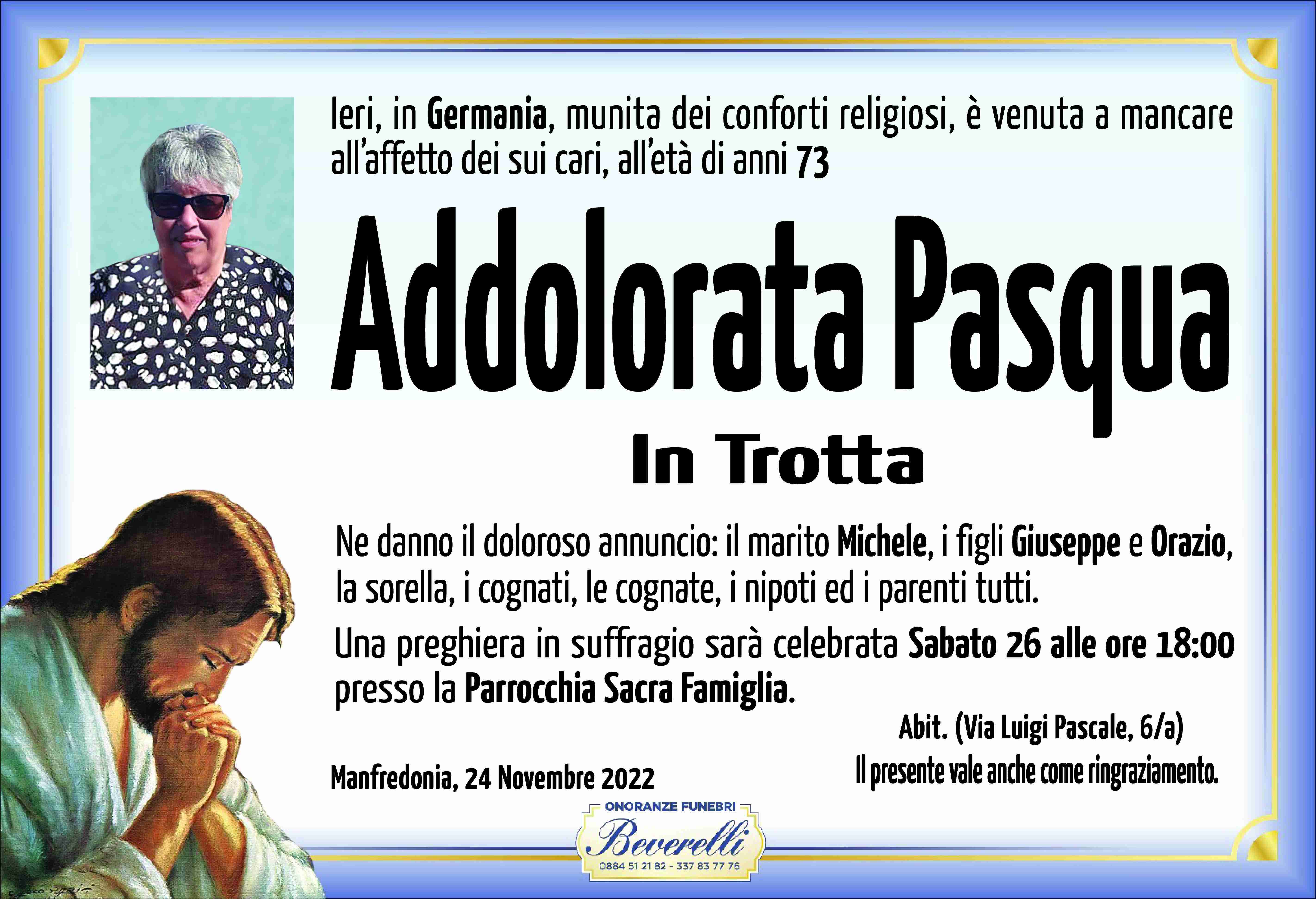 Addolorata Pasqua