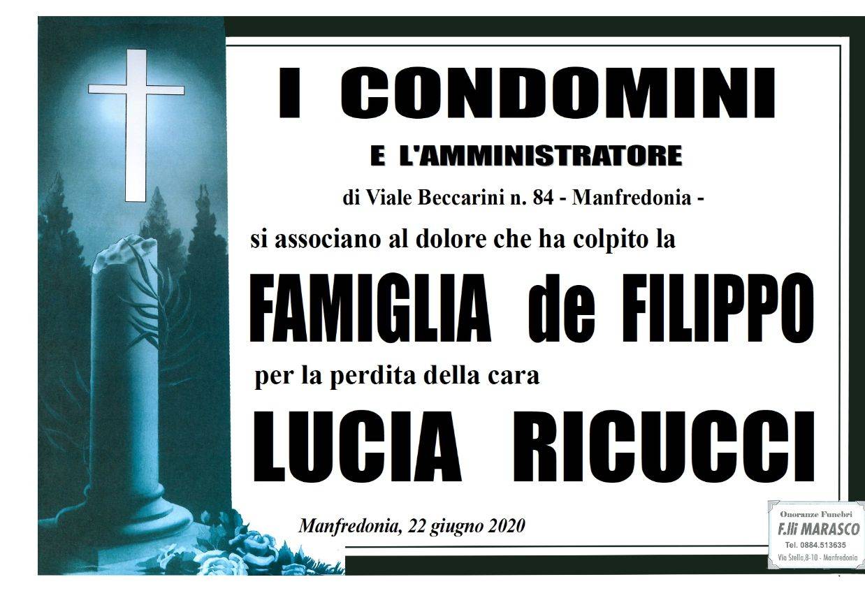 I Condomini e l'Amministratore di Viale Beccarini n°. 84 - Manfredonia