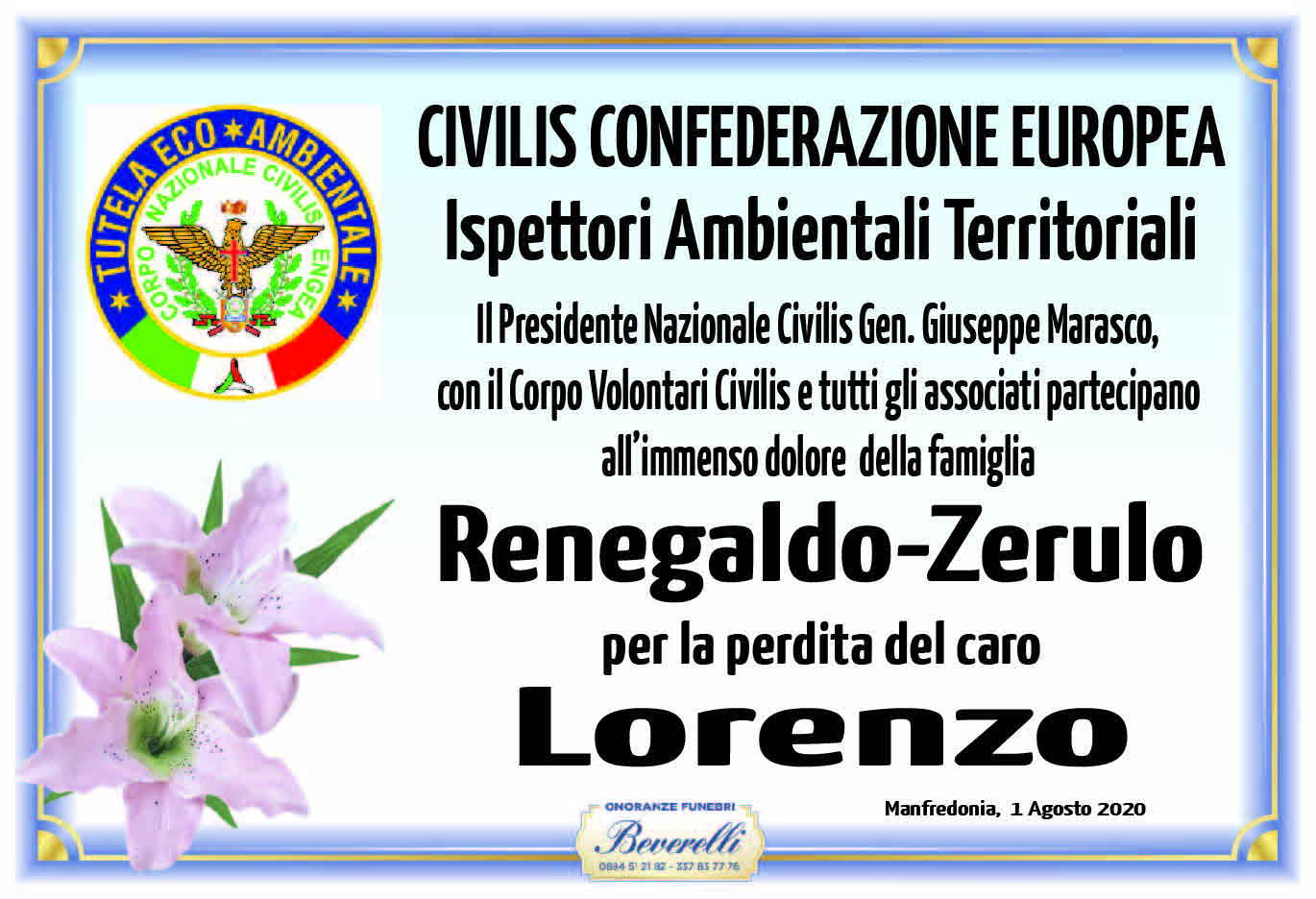 Associazione Civilis Confederazione Europea - Manfredonia