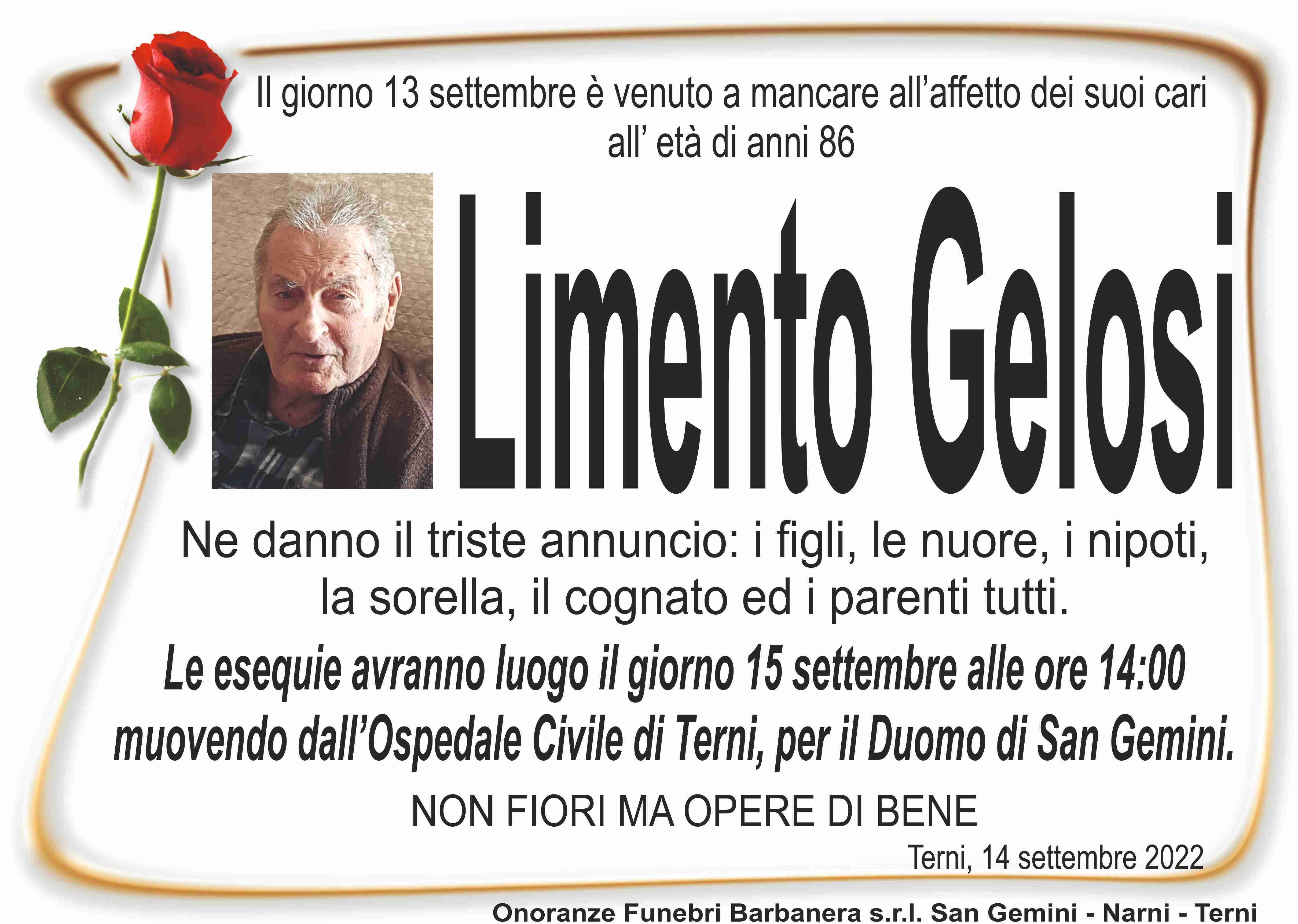 Limento Gelosi