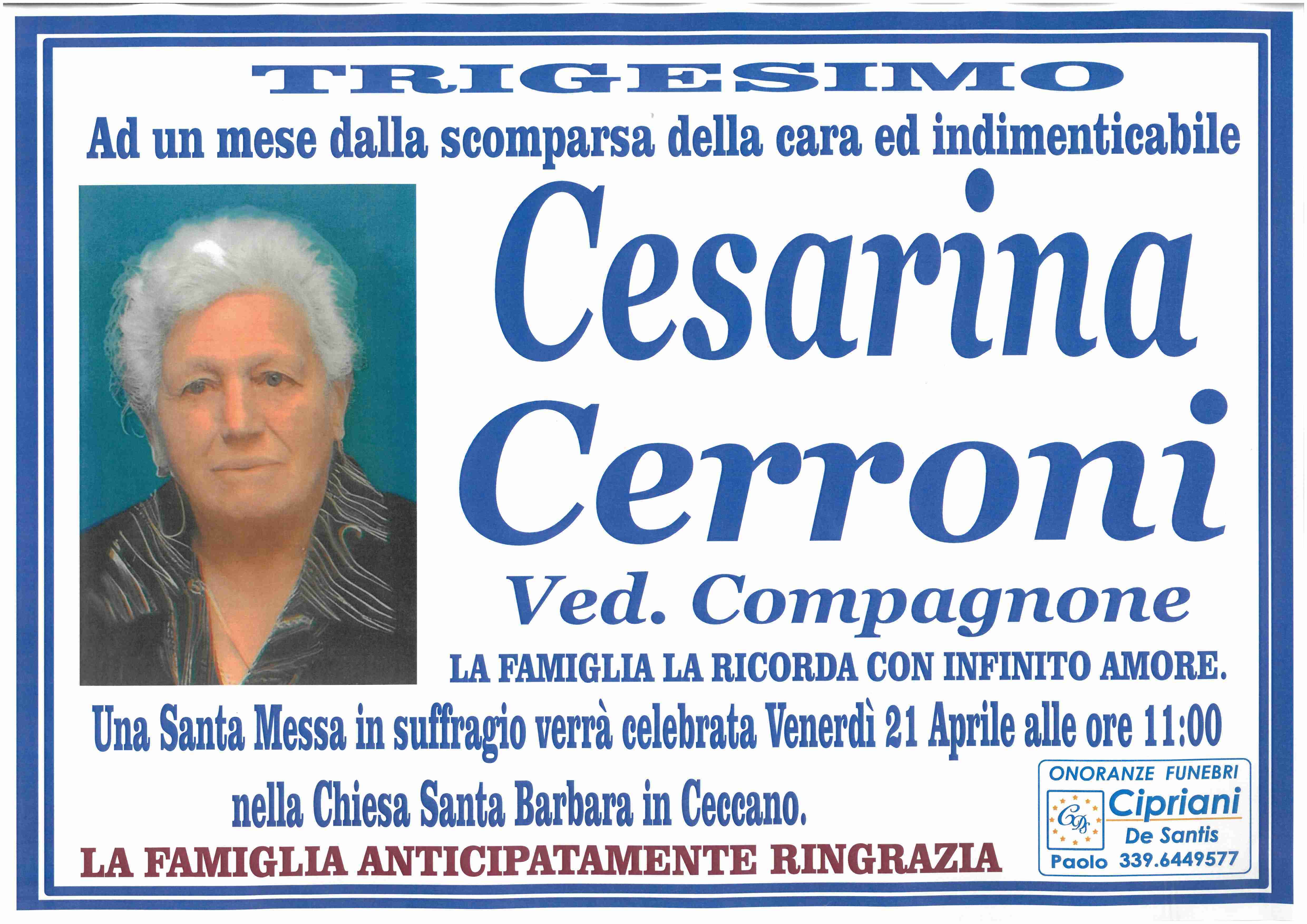 Cesarina Cerroni