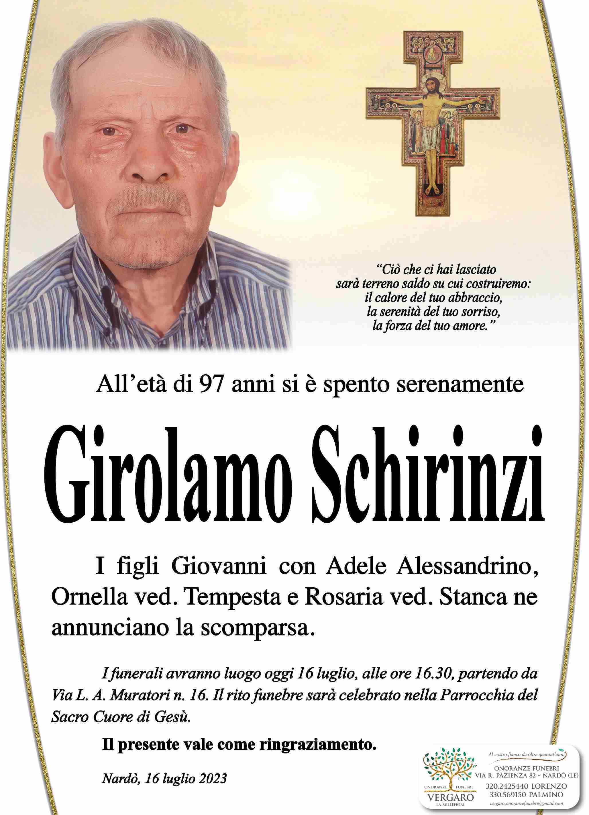 Girolamo Schirinzi