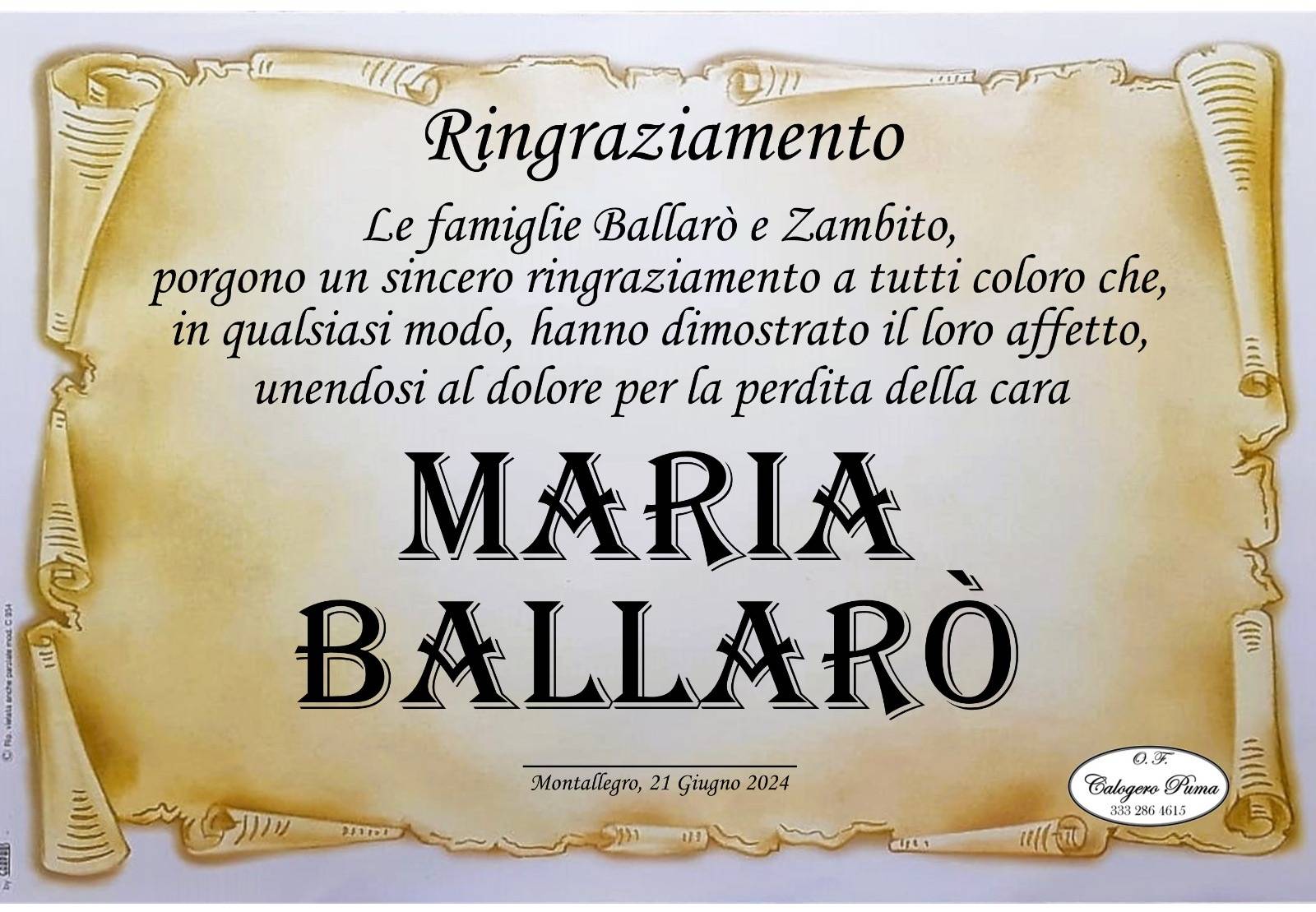 Maria Ballarò