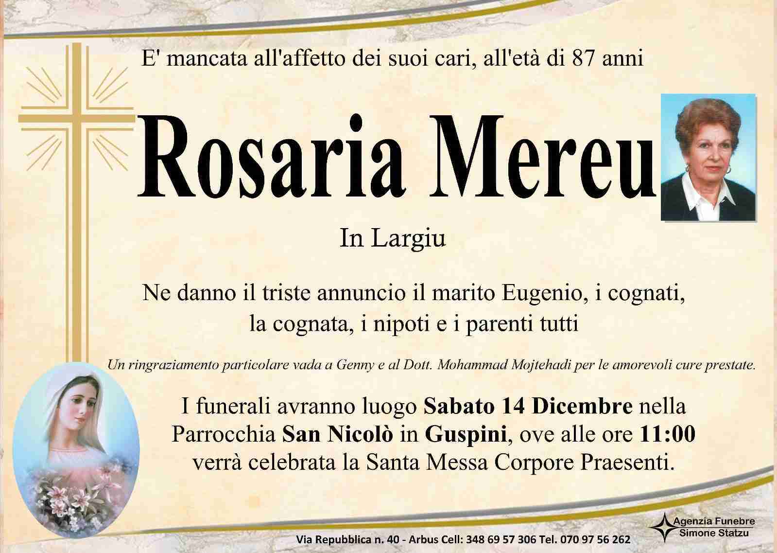 Rosaria Mereu