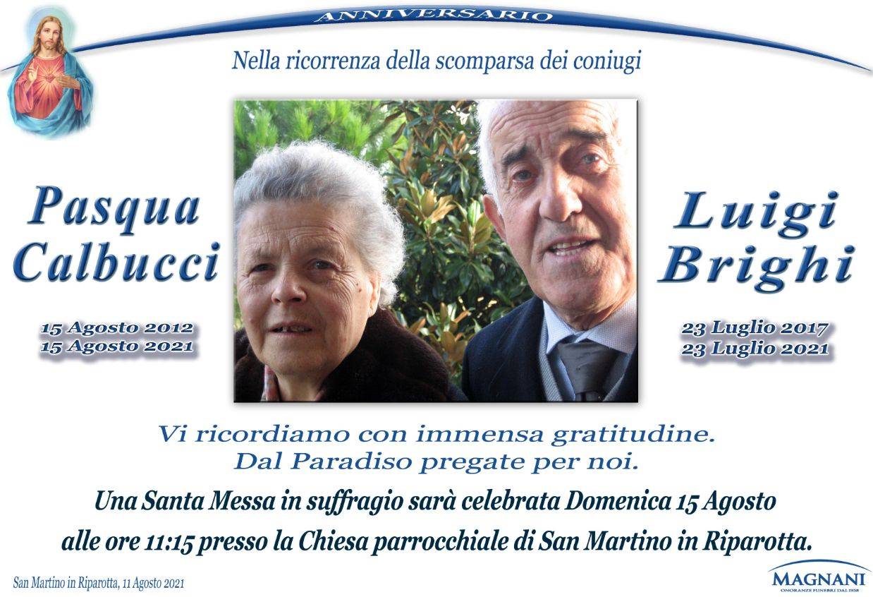 Luigi Brighi e Pasqua Calbucci