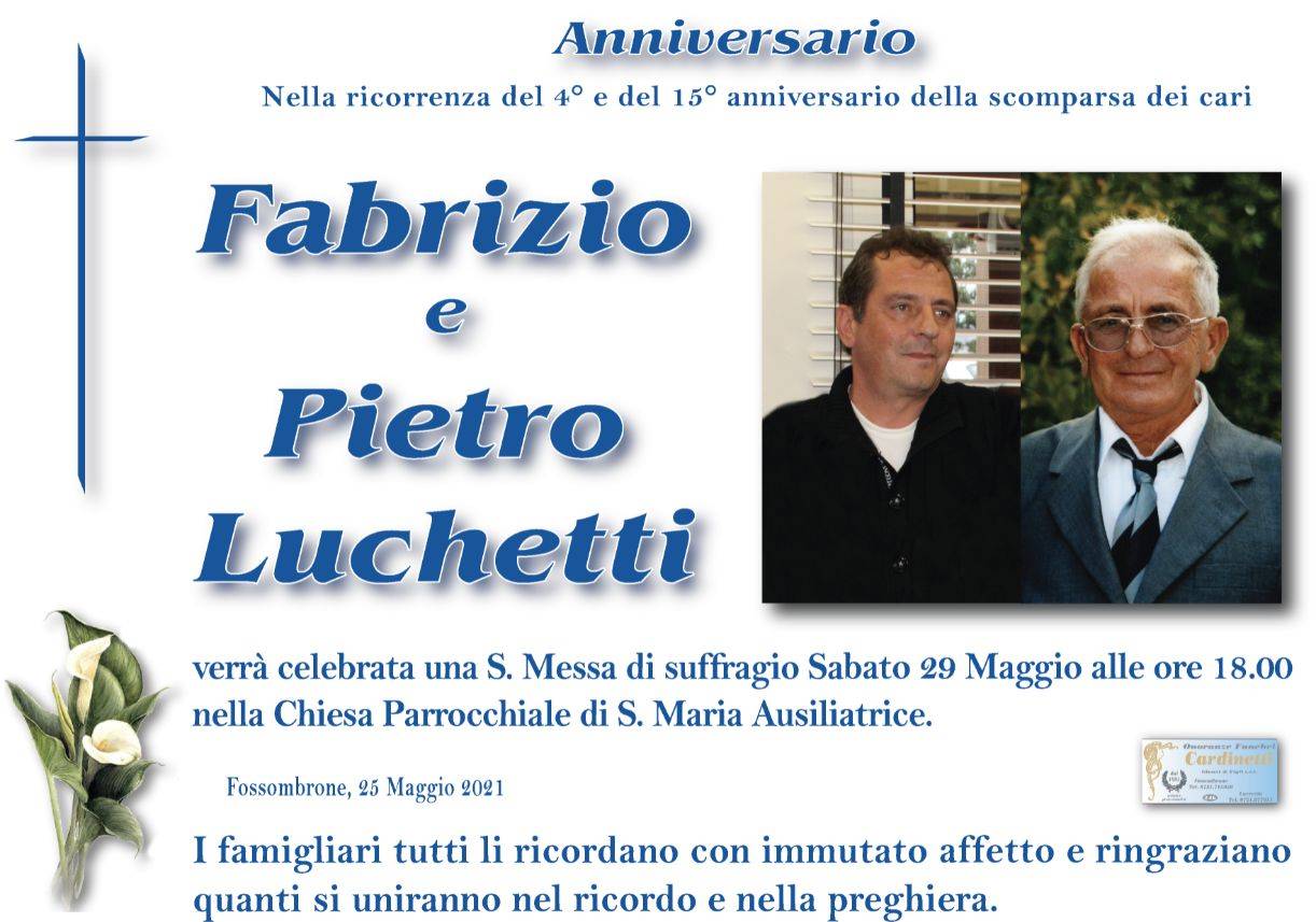 Fabrizio Luchetti e Pietro Luchetti