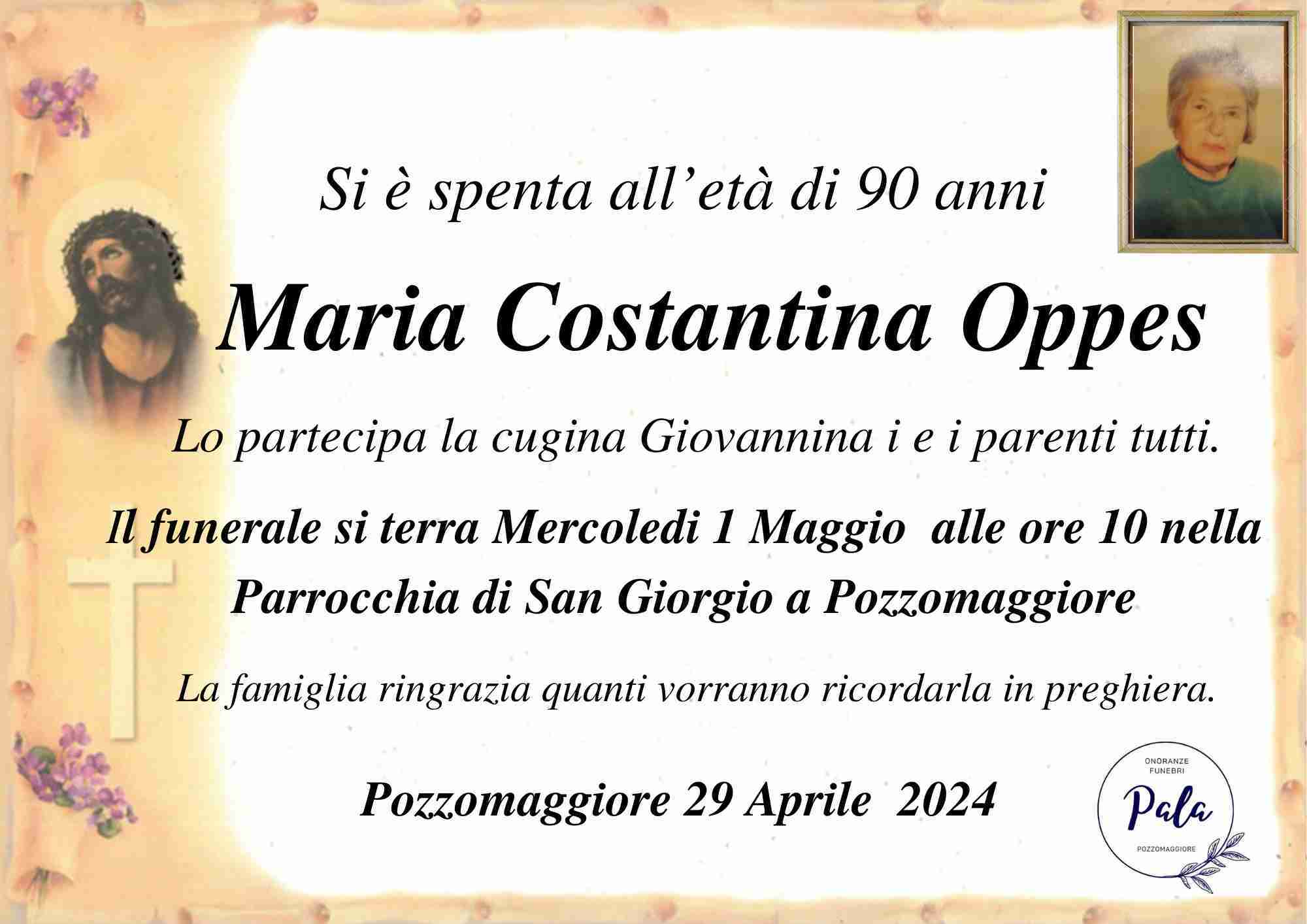 Maria Costantina Oppes