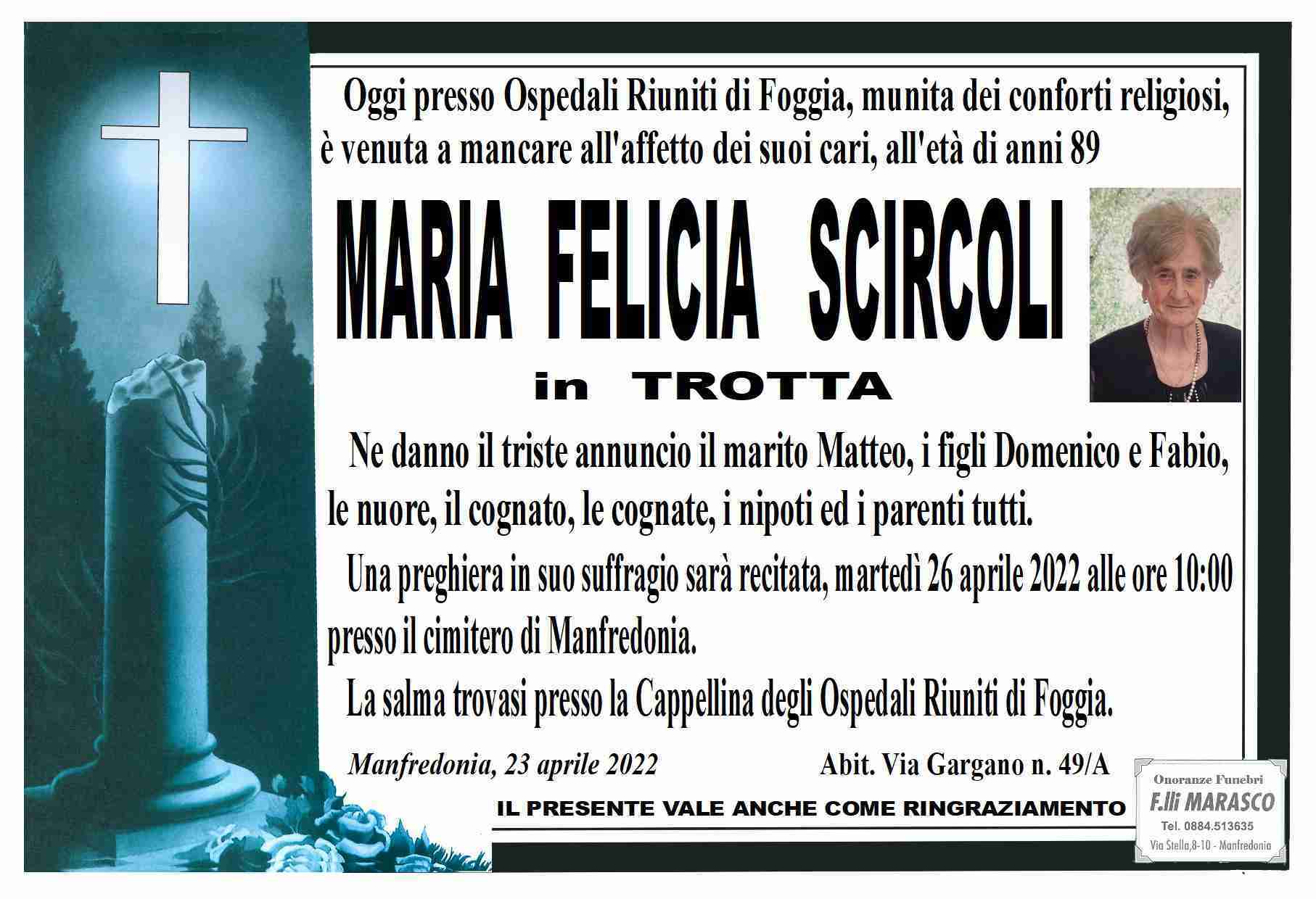 Maria Felicia Scircoli
