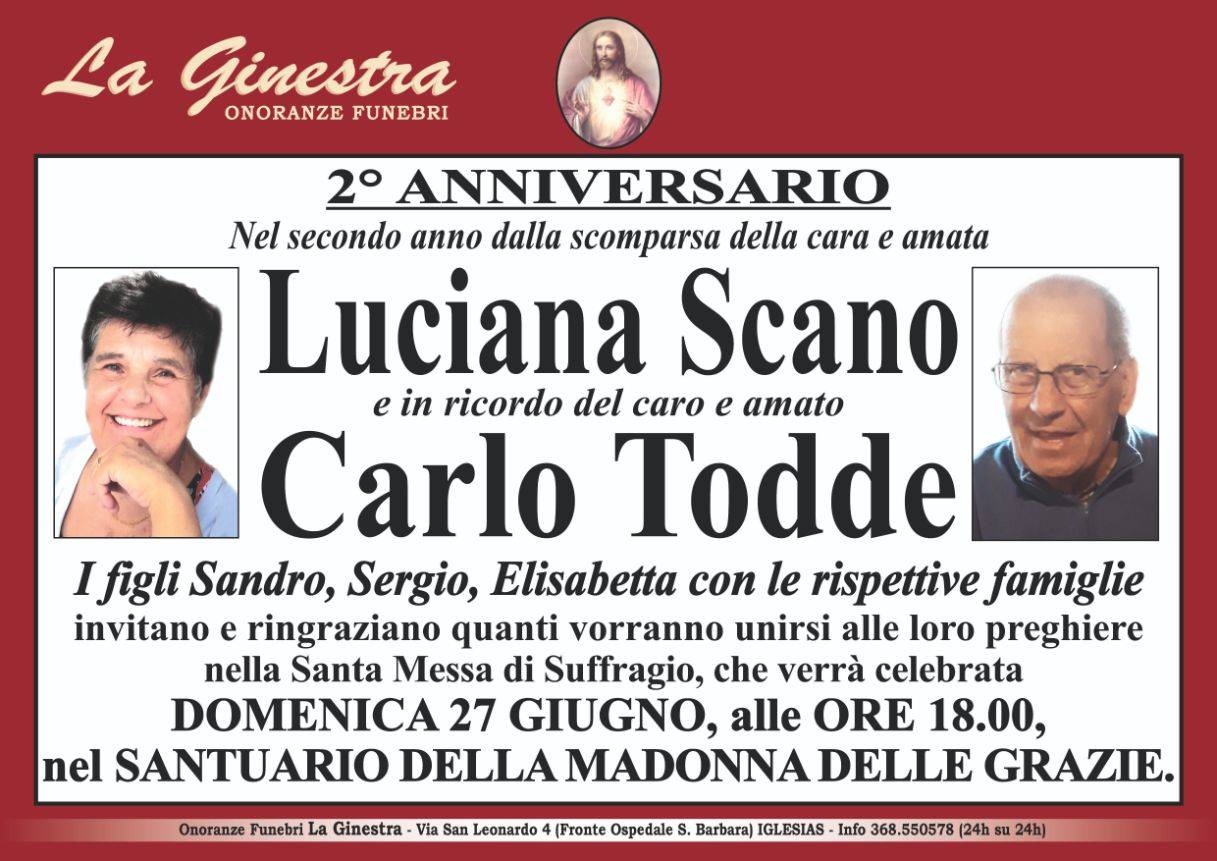 Luciana Scano e Carlo Todde