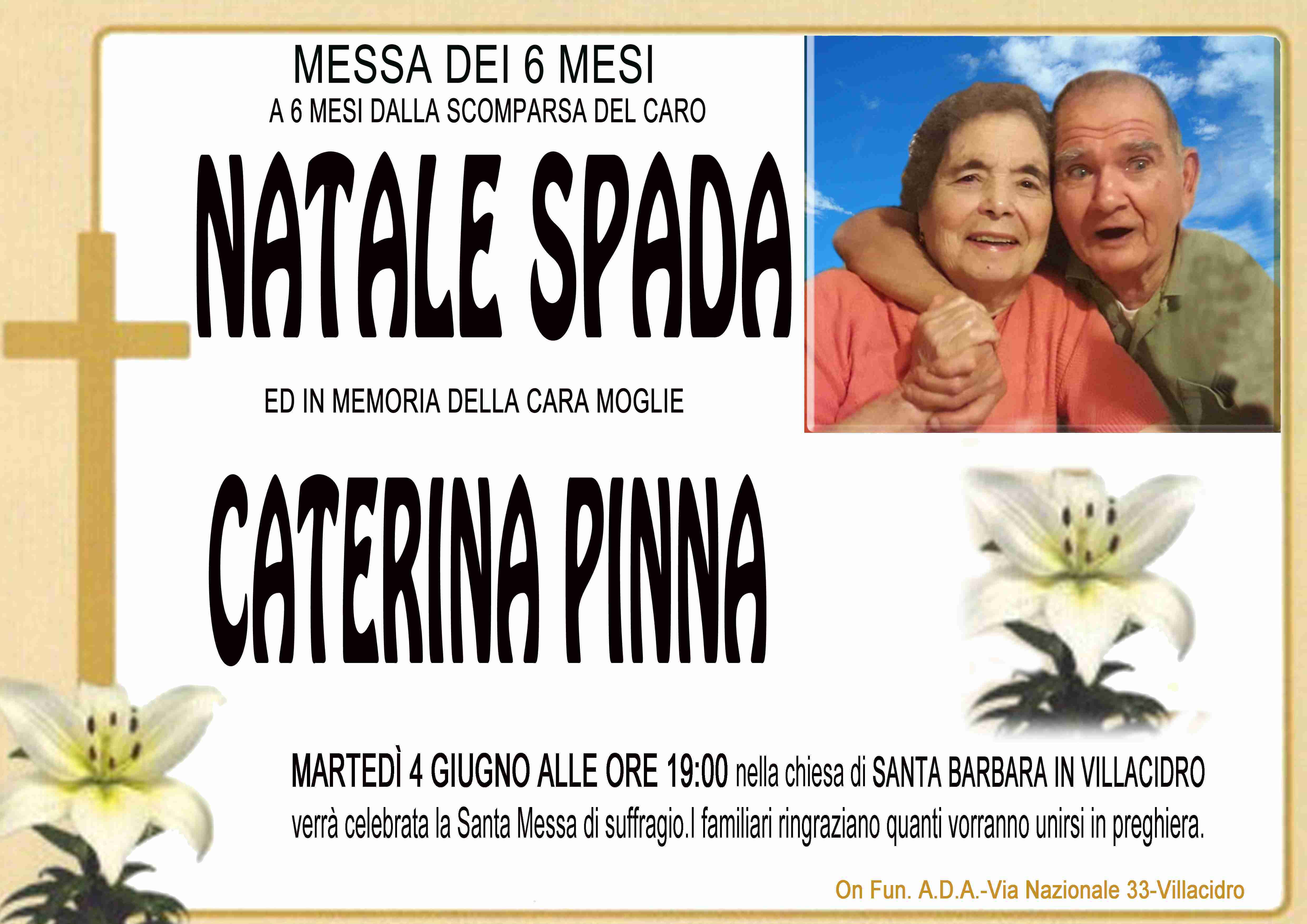 Natale Spada e Caterina Pinna