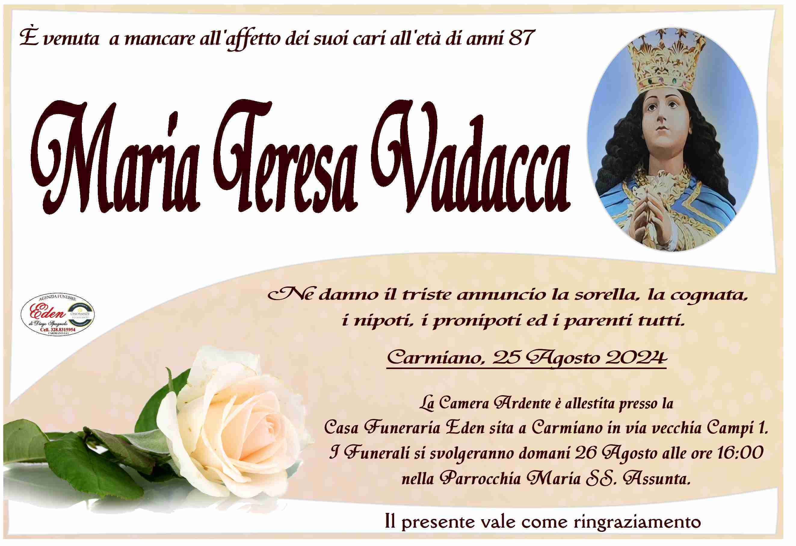 Maria Teresa Vadacca