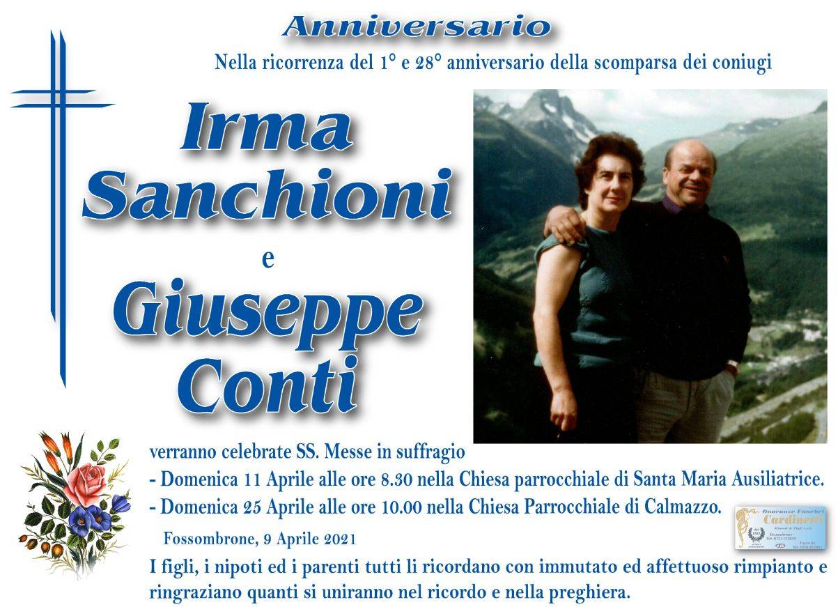 Irma Sanchioni e Giuseppe Conti