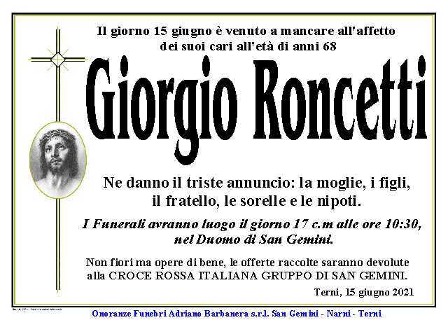 Giorgio Roncetti