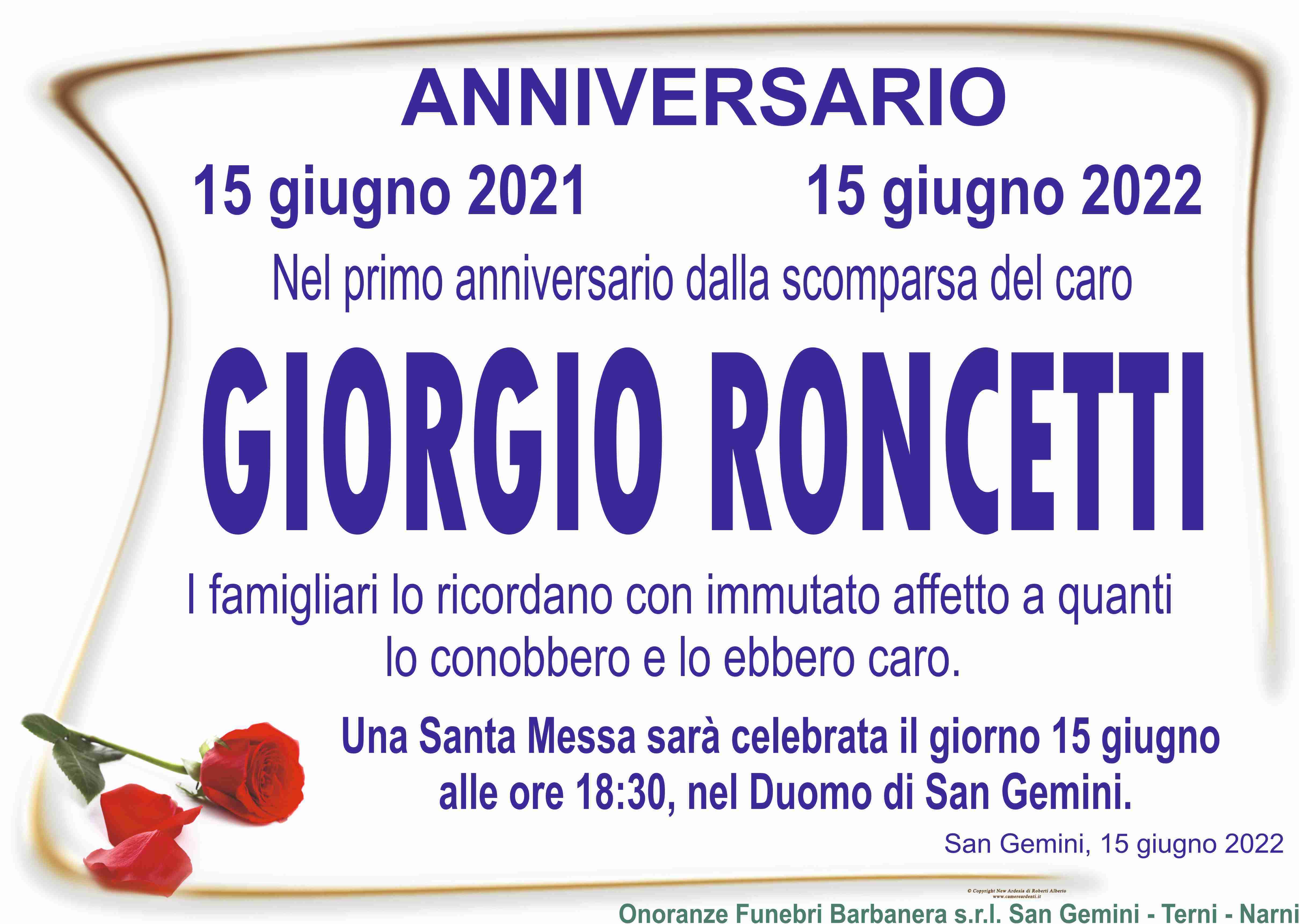 Giorgio Roncetti