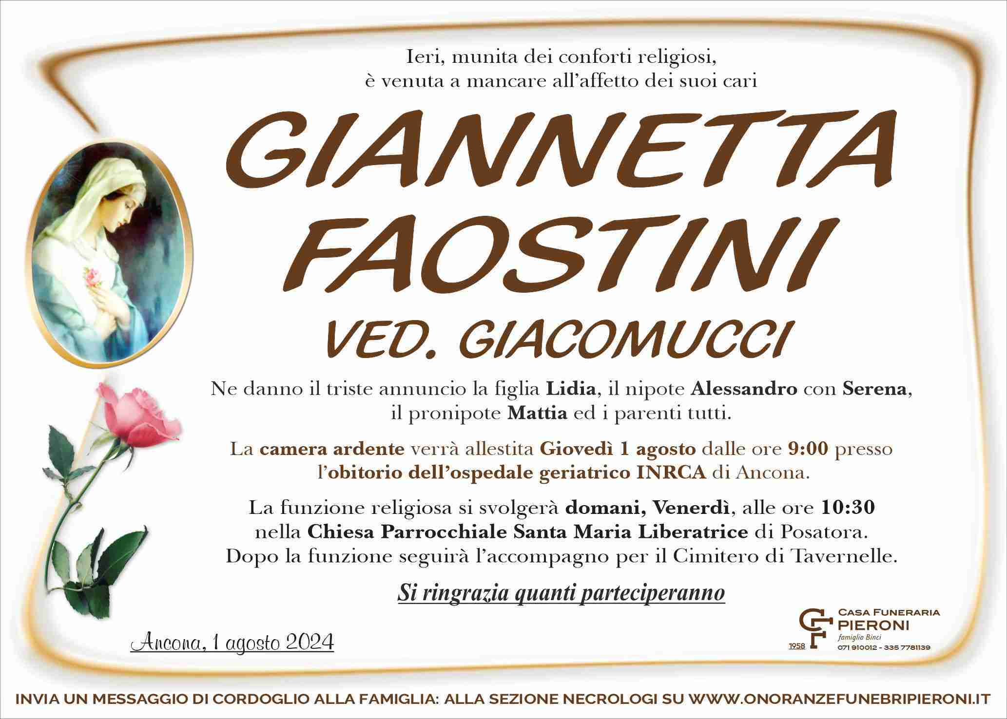 Giannetta Faostini