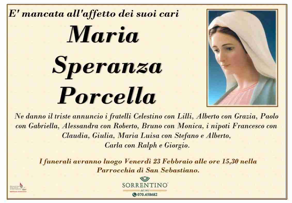 Maria Speranza Porcella