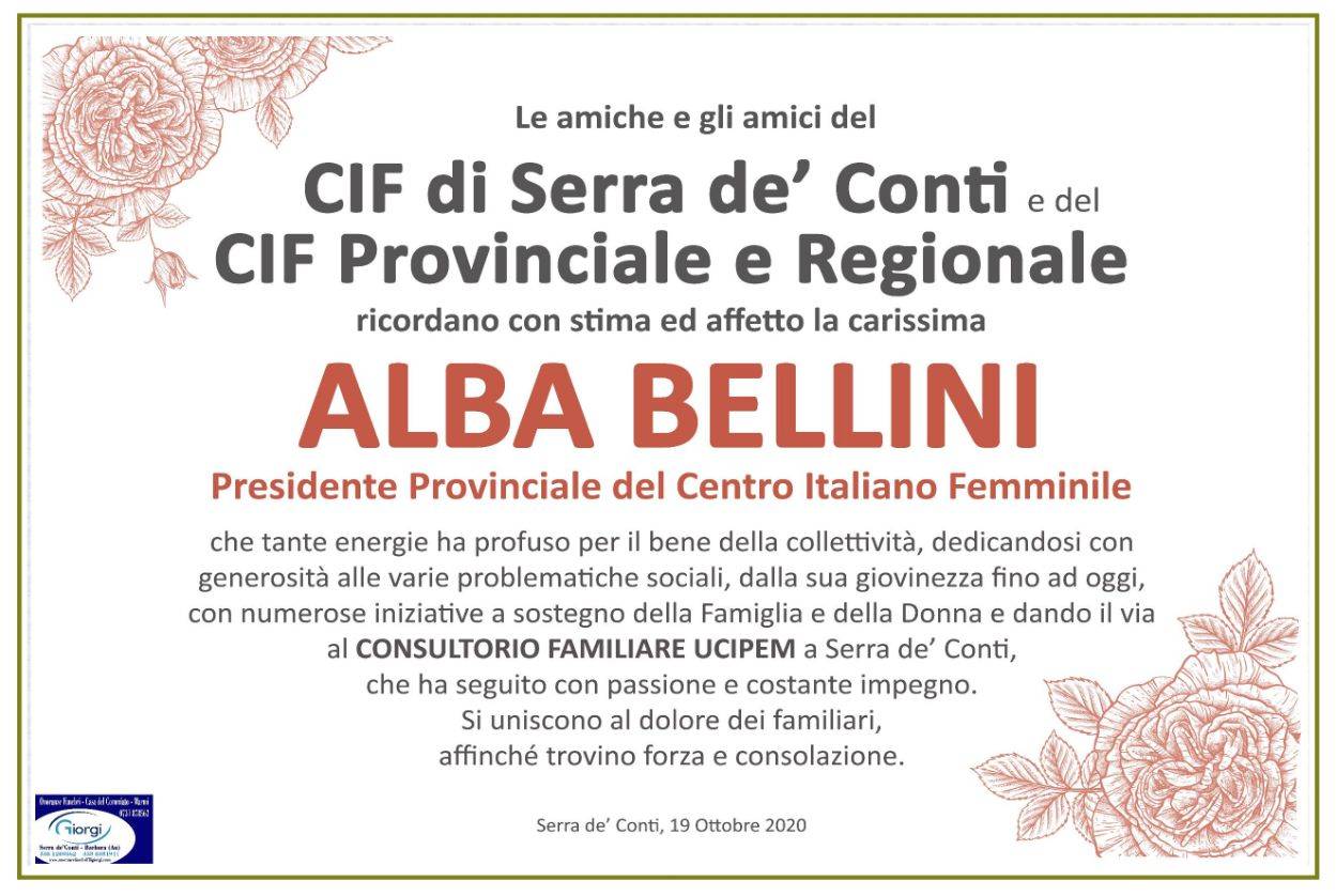 CIF di Serra de' Conti CIF Provinciale e Regionale