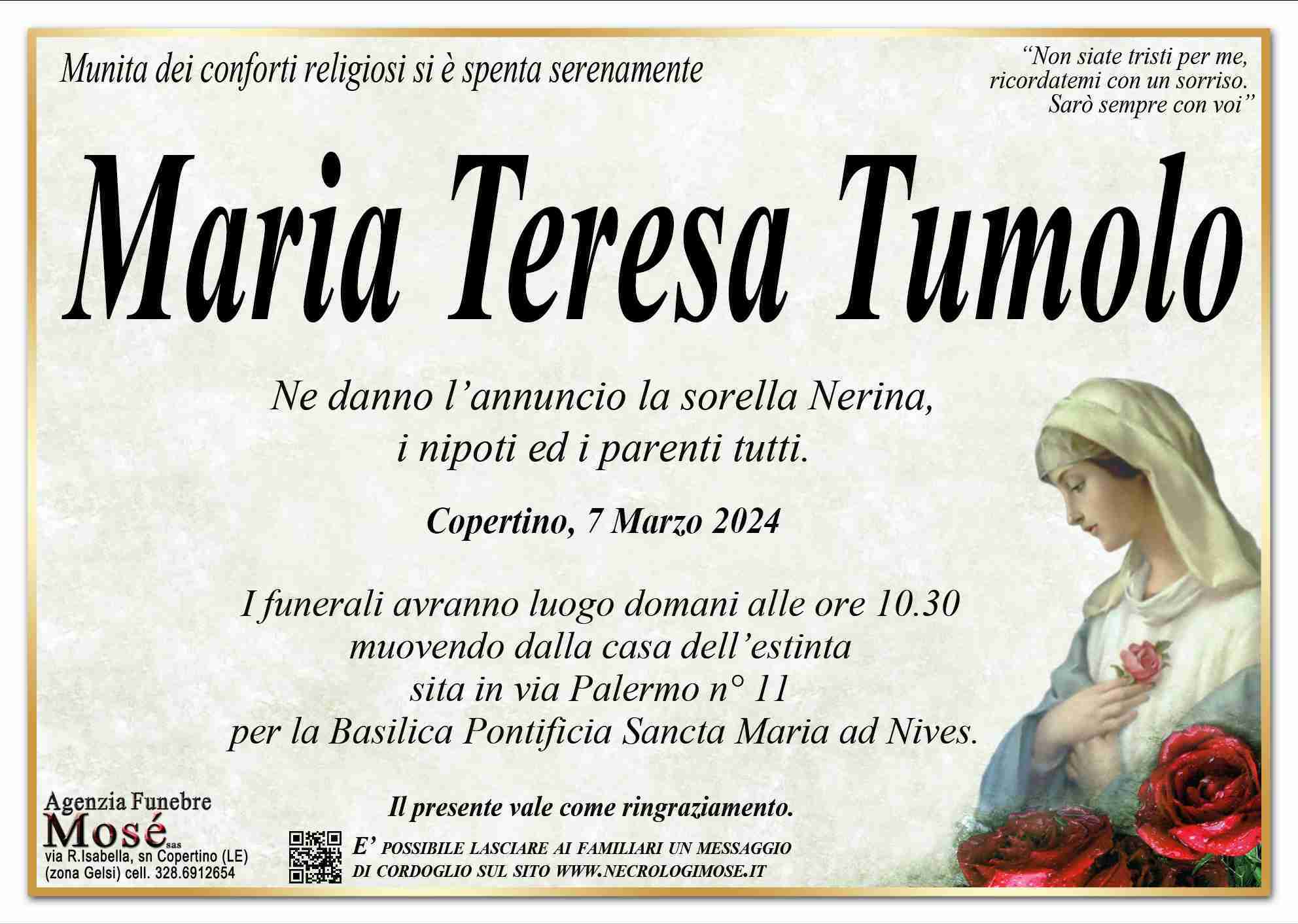 Tumolo Maria Teresa