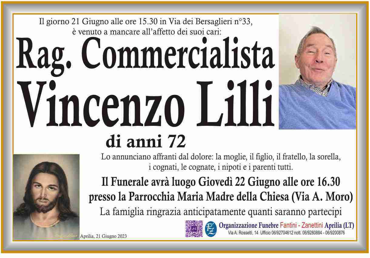 Rag. Commercialista Vincenzo Lilli