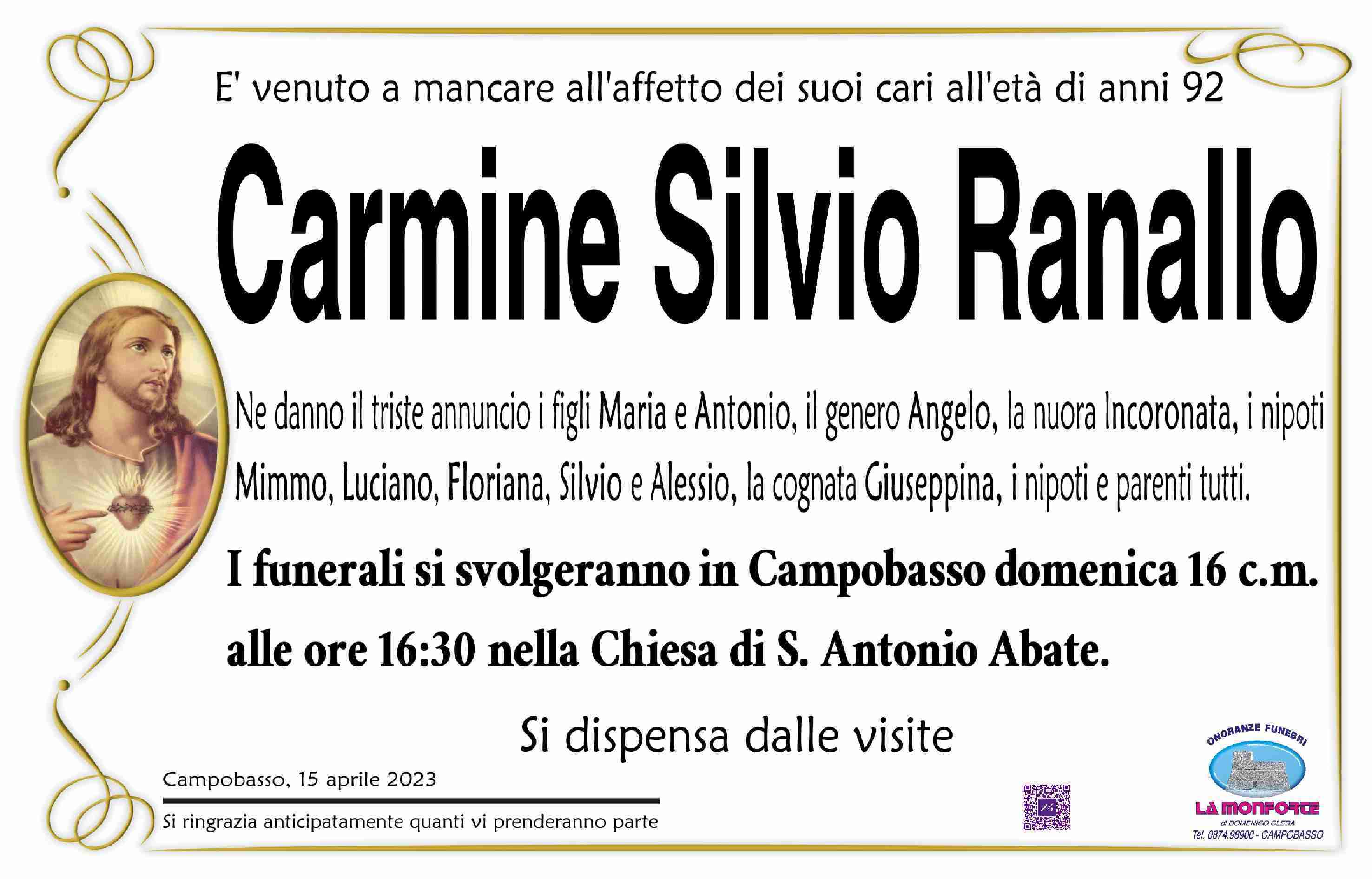 Carmine Silvio Ranallo