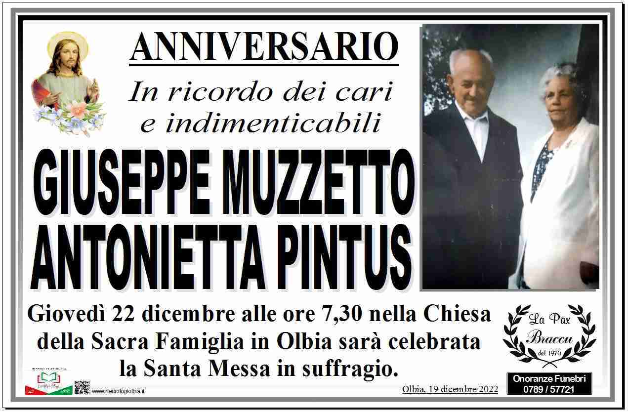 Giuseppe Muzzetto e Antonietta Pintus