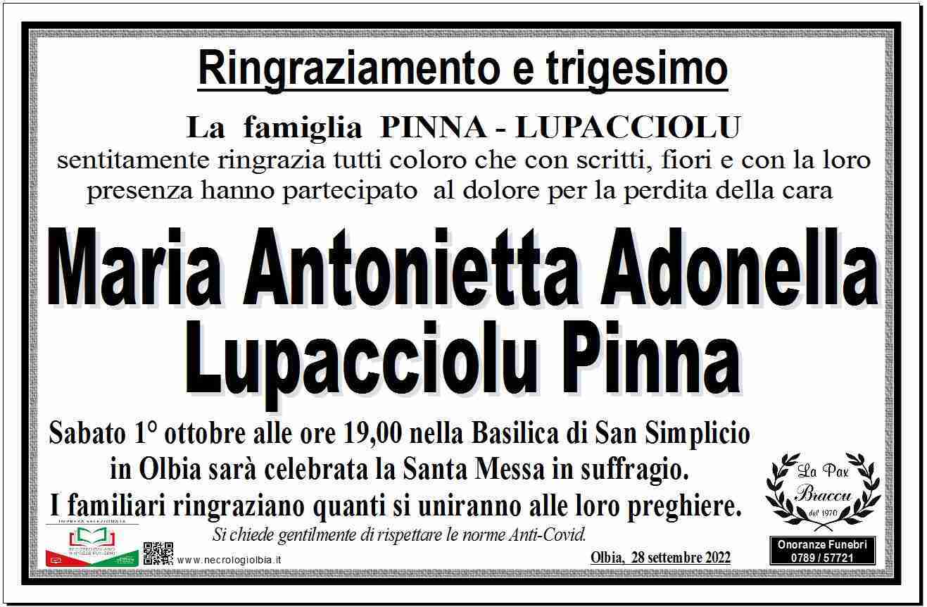 Maria Antonietta Adonella Lupacciolu Pinna