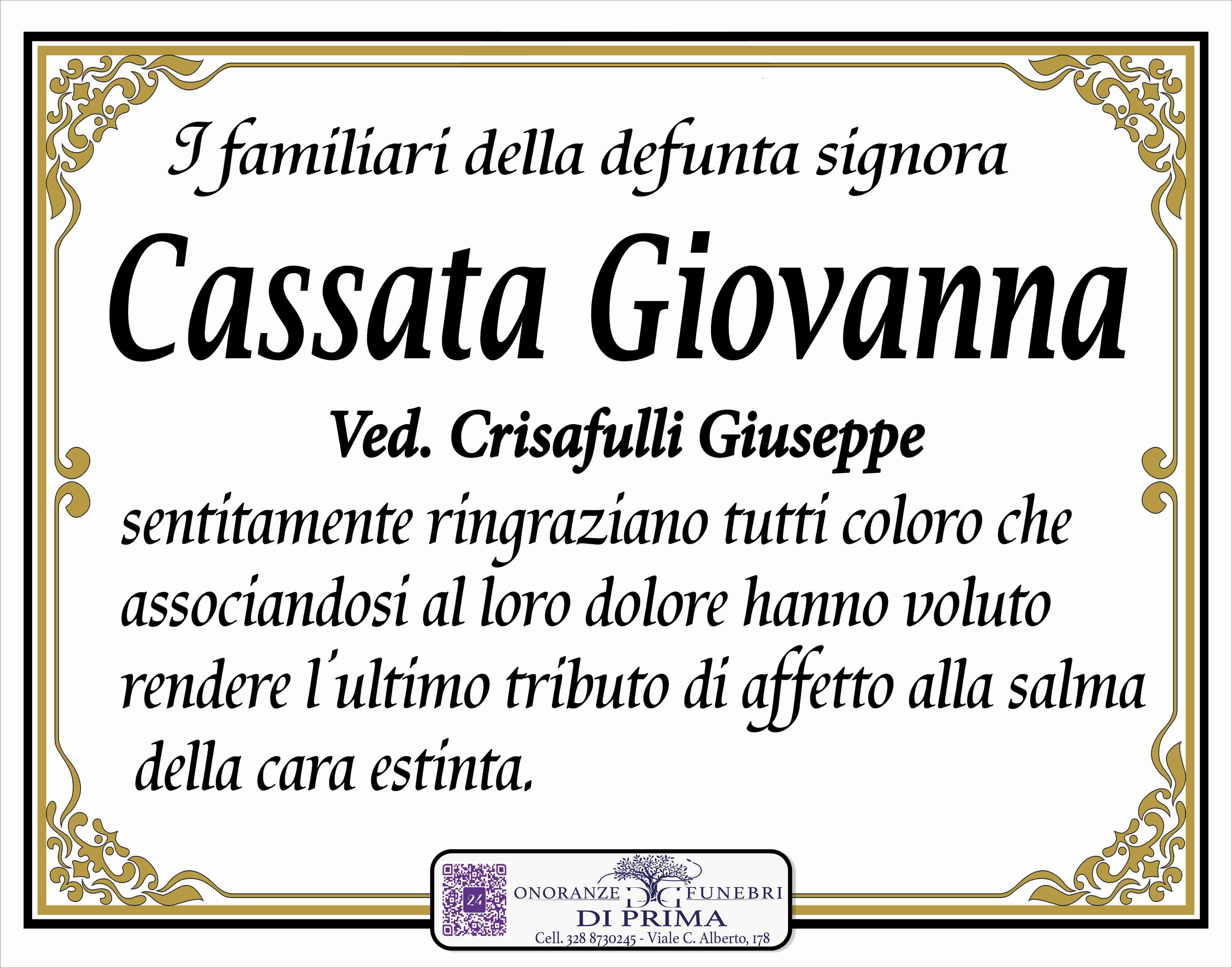 Giovanna Cassata Insegnante
