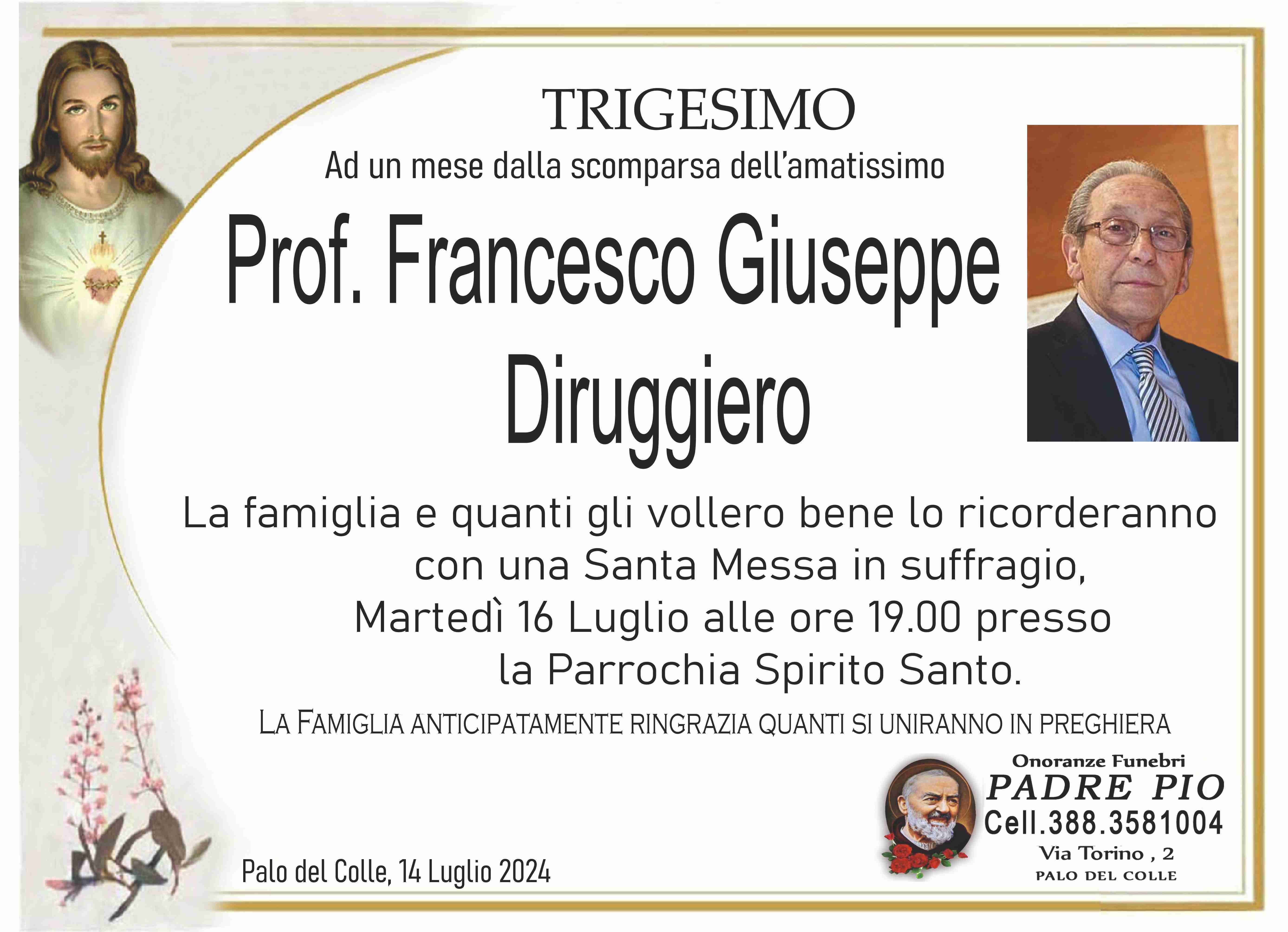 Prof. Francesco Giuseppe Diruggiero