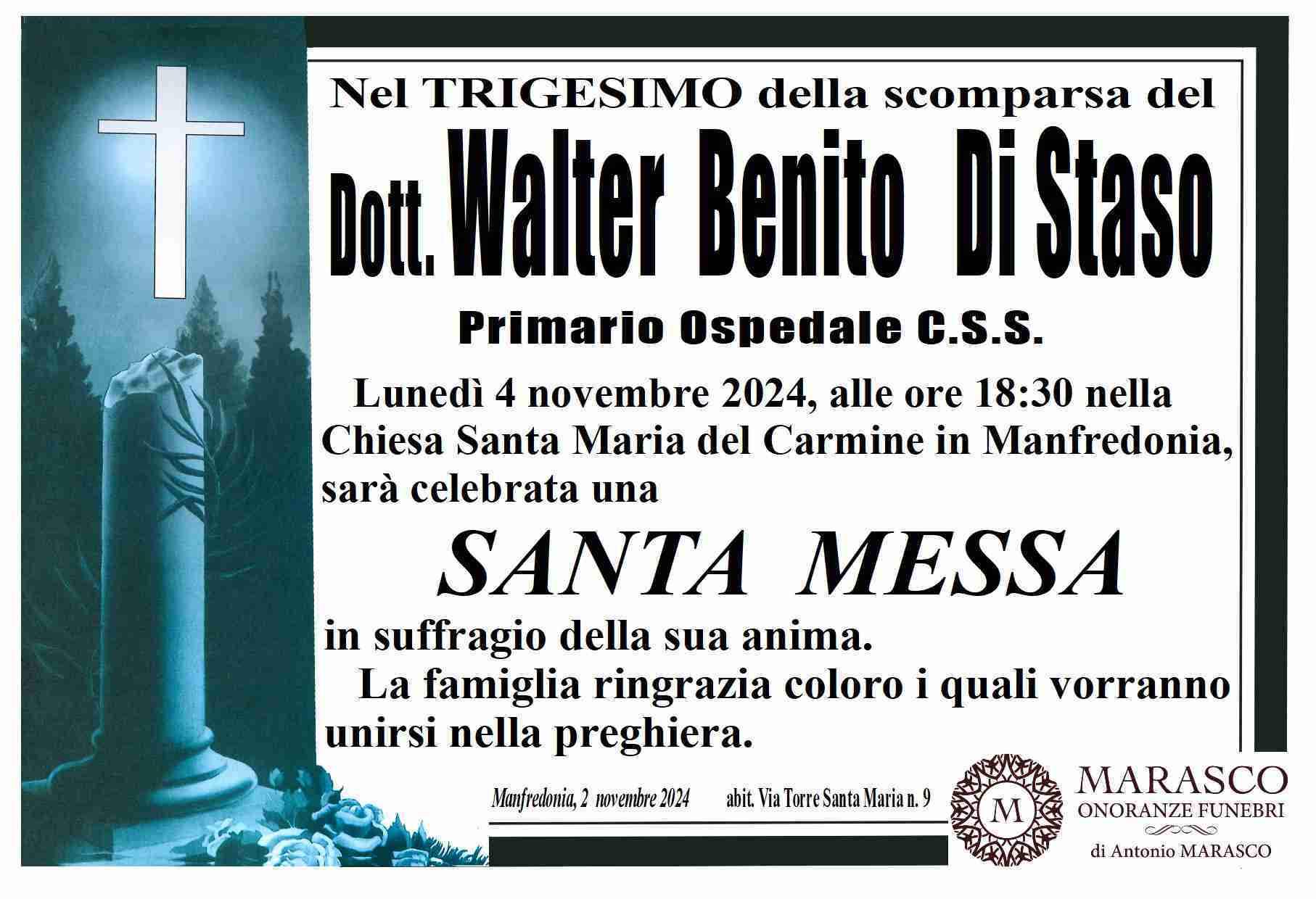 Walter Benito Di Staso