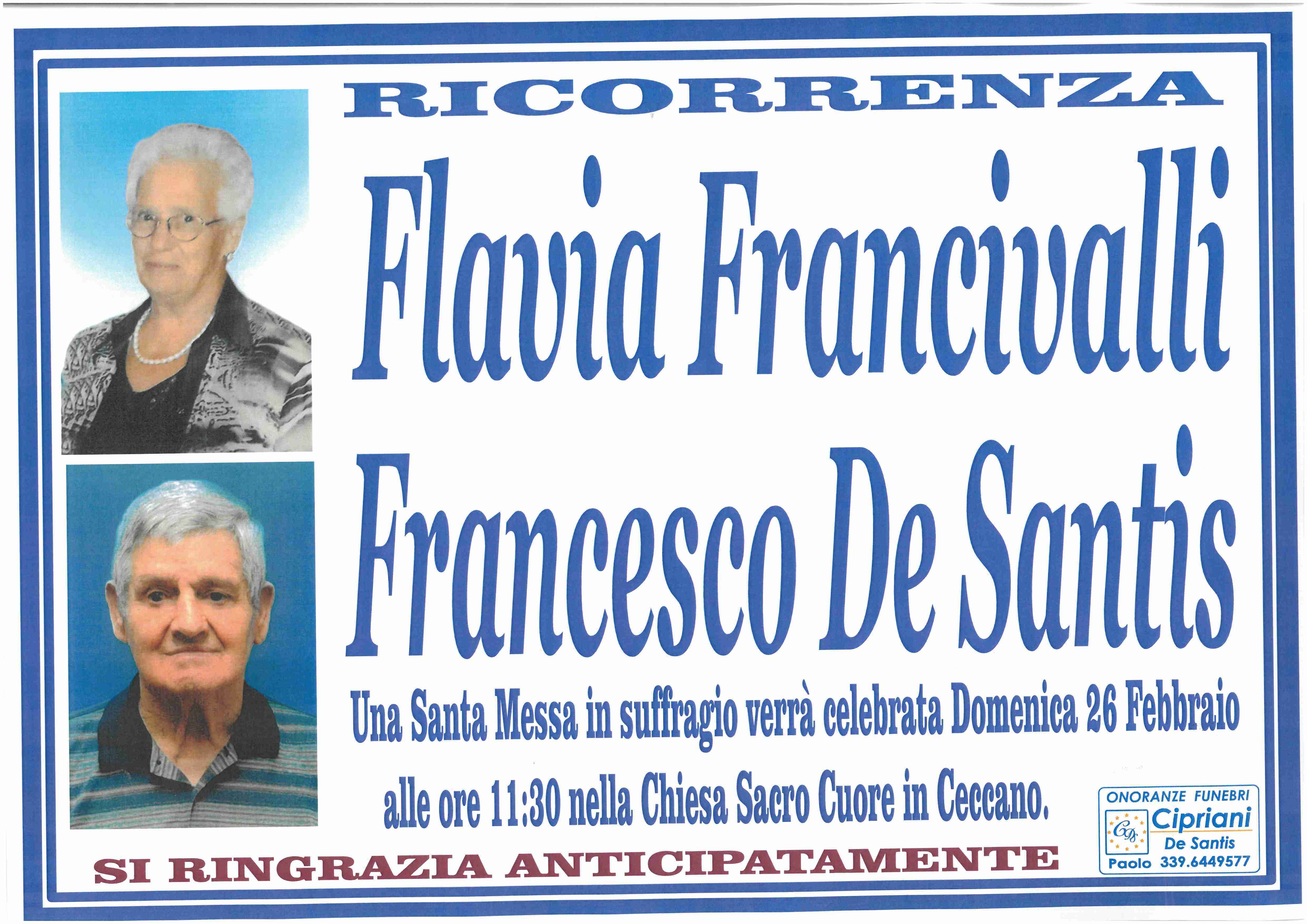 Flavia Francivalli Francesco De Santis